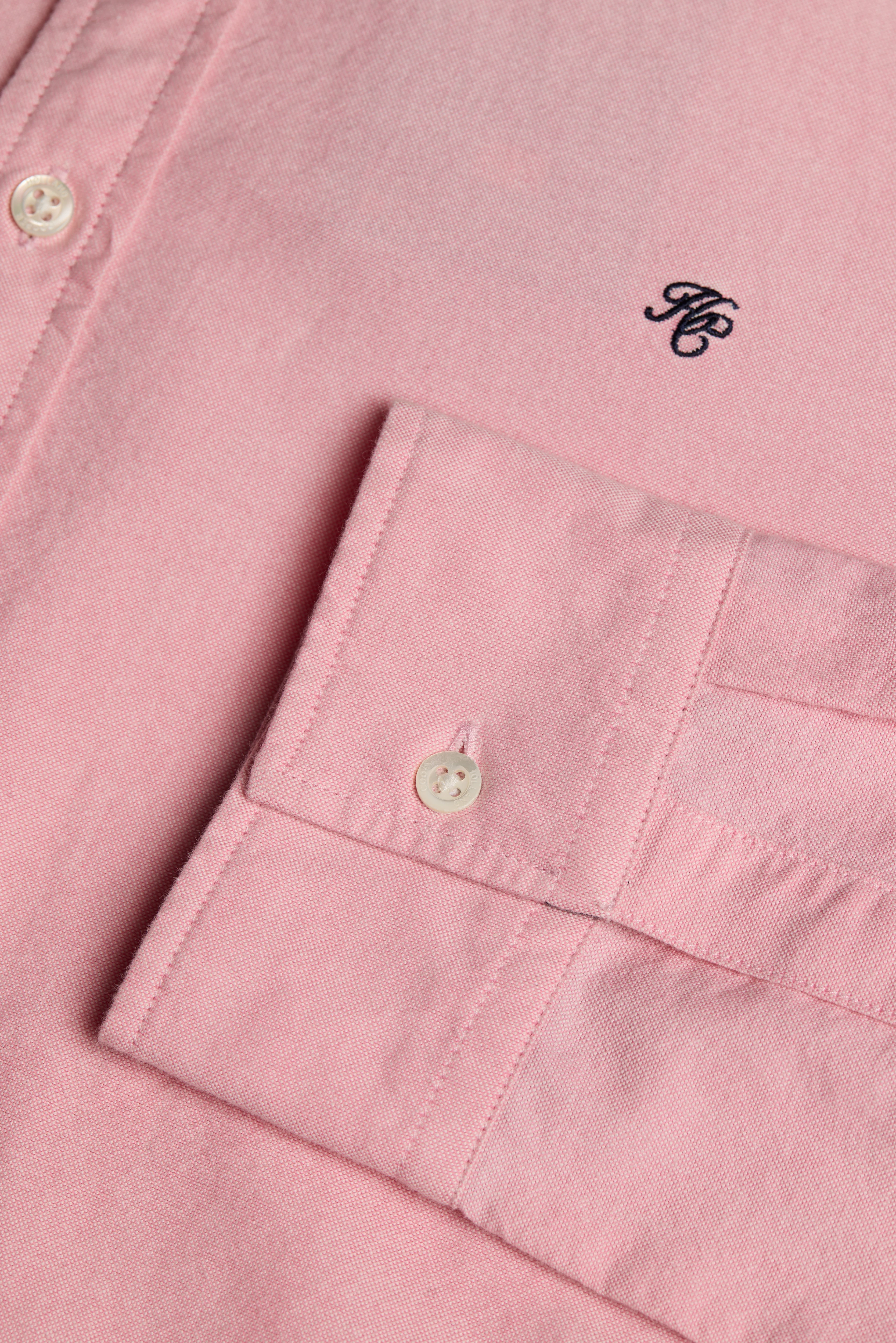 Men's Oxford Shirt (Soft Pink) - Image 9