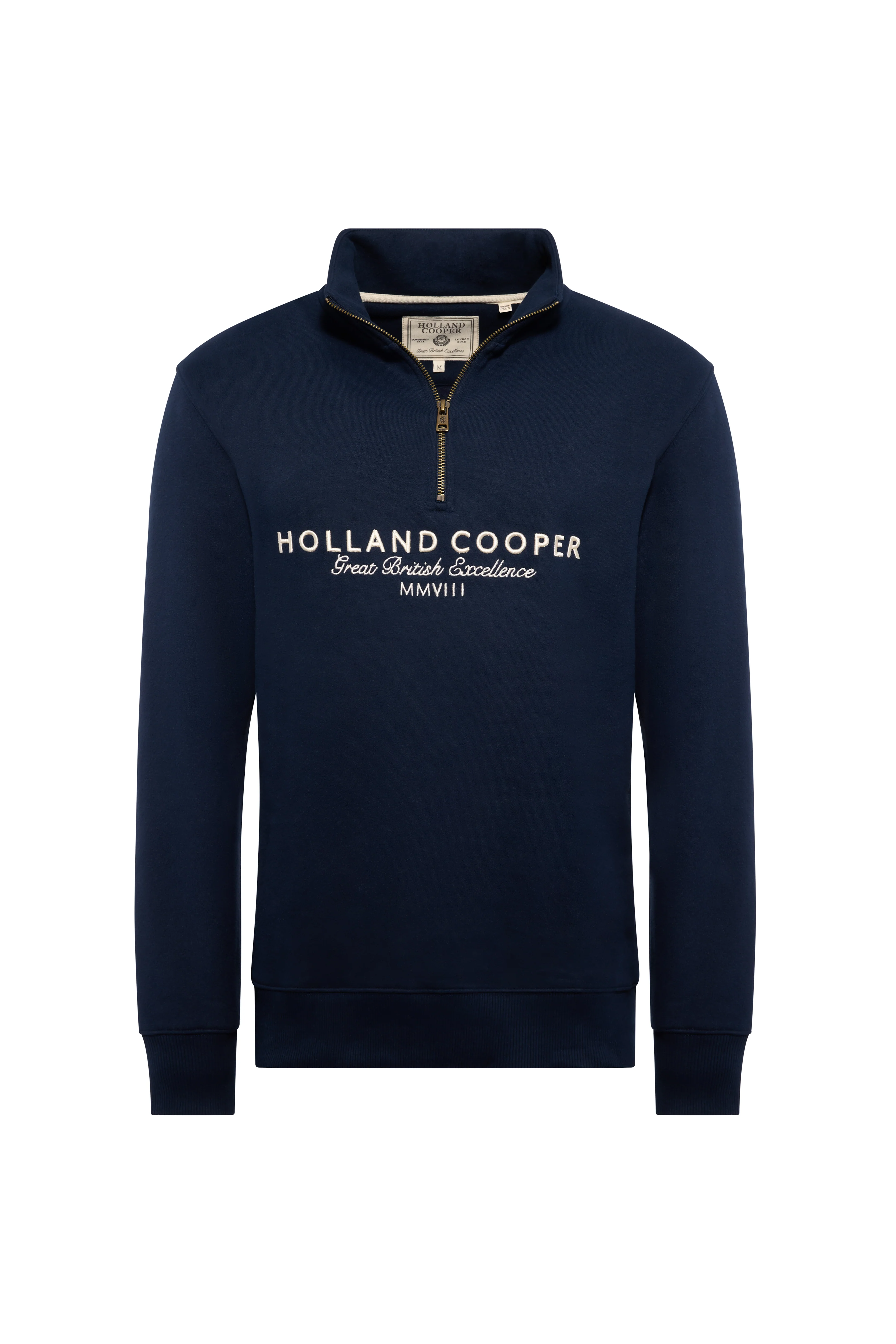 Men's Sporting Goods Zip Henley (Ink Navy) - Image 4