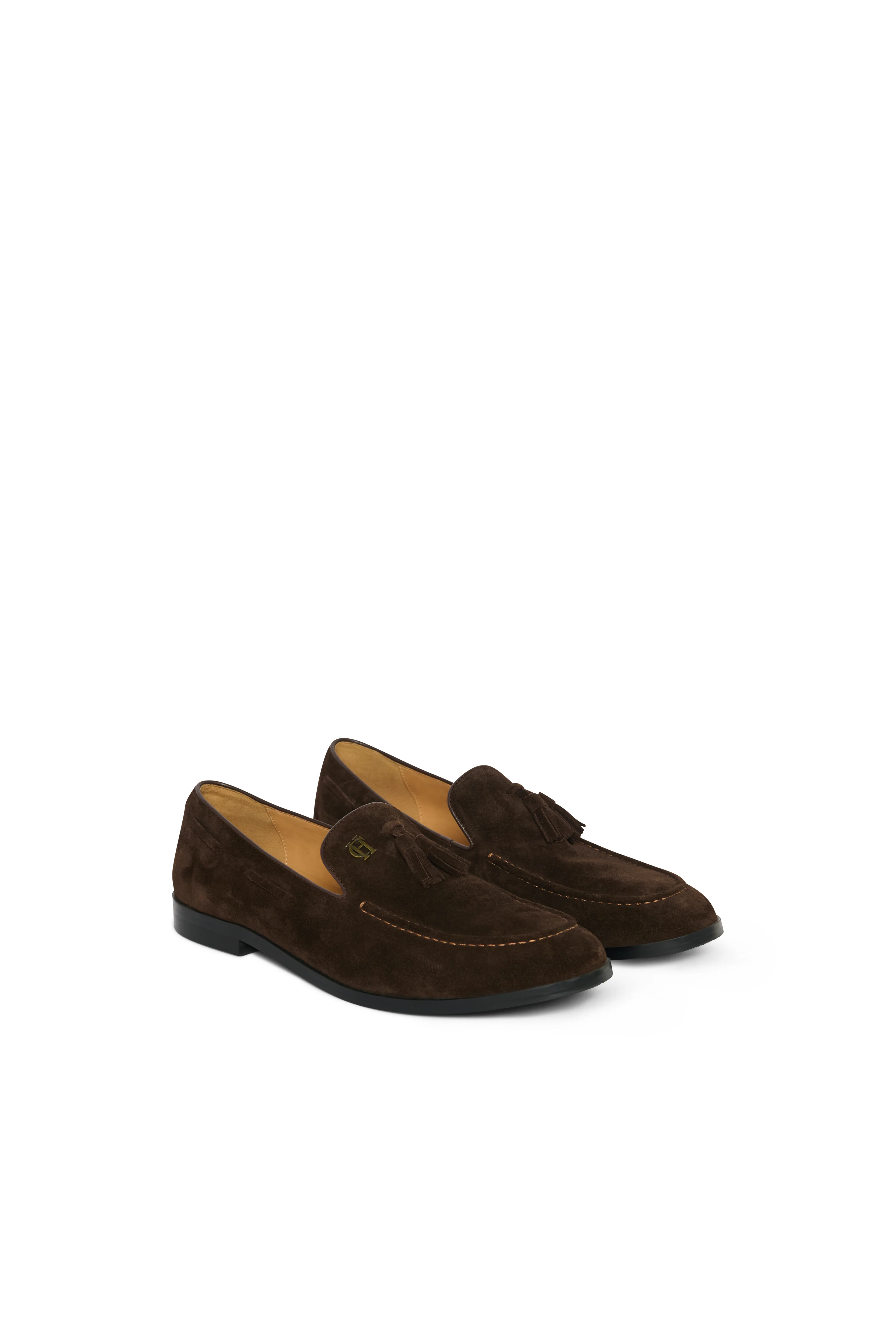 Men's Suede Tassel Loafer (Chocolate) - Image 2