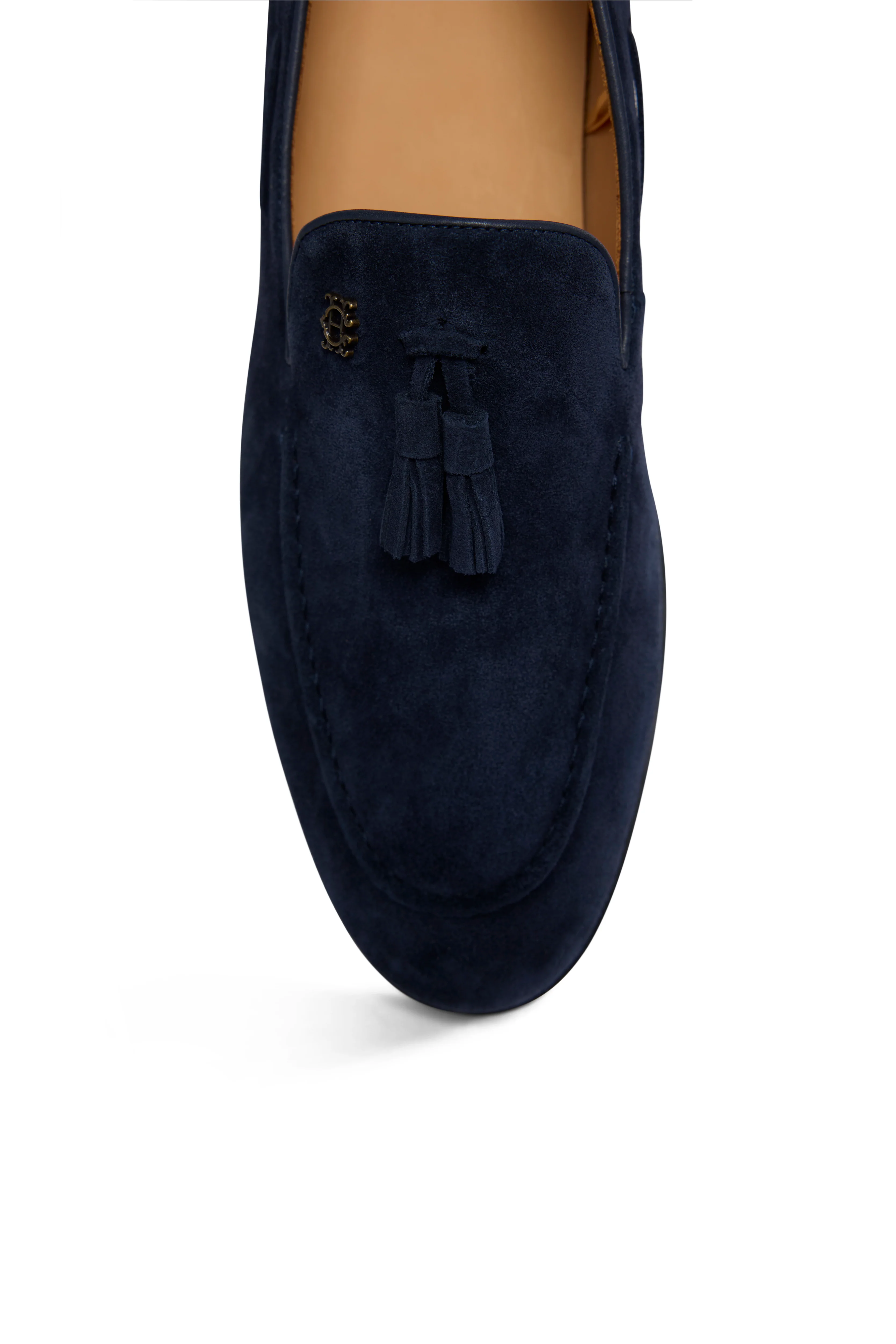 Men's Suede Tassel Loafer (Navy Suede) - Image 6