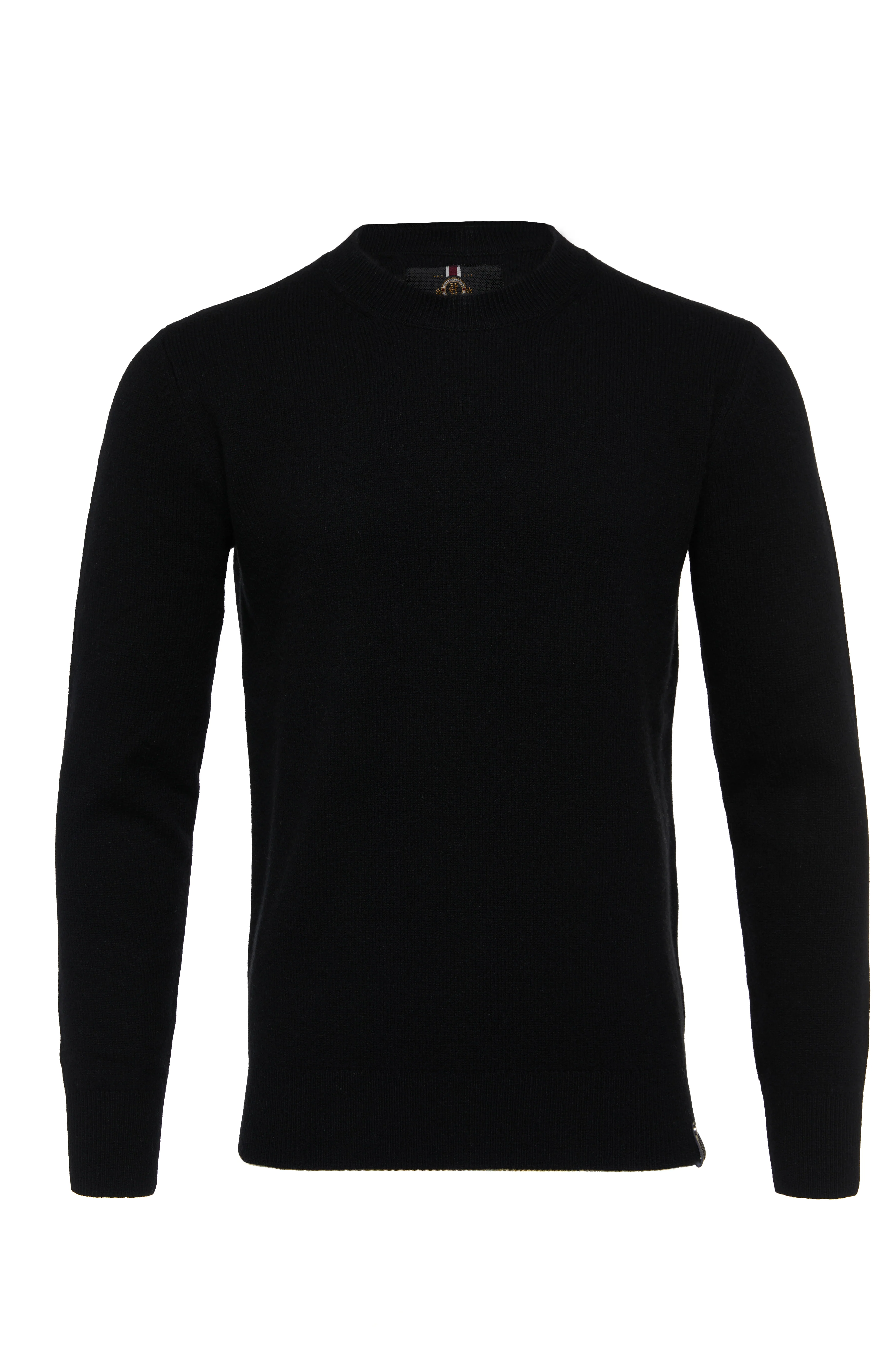 Byron Crew Neck Knit (Black) - Image 4