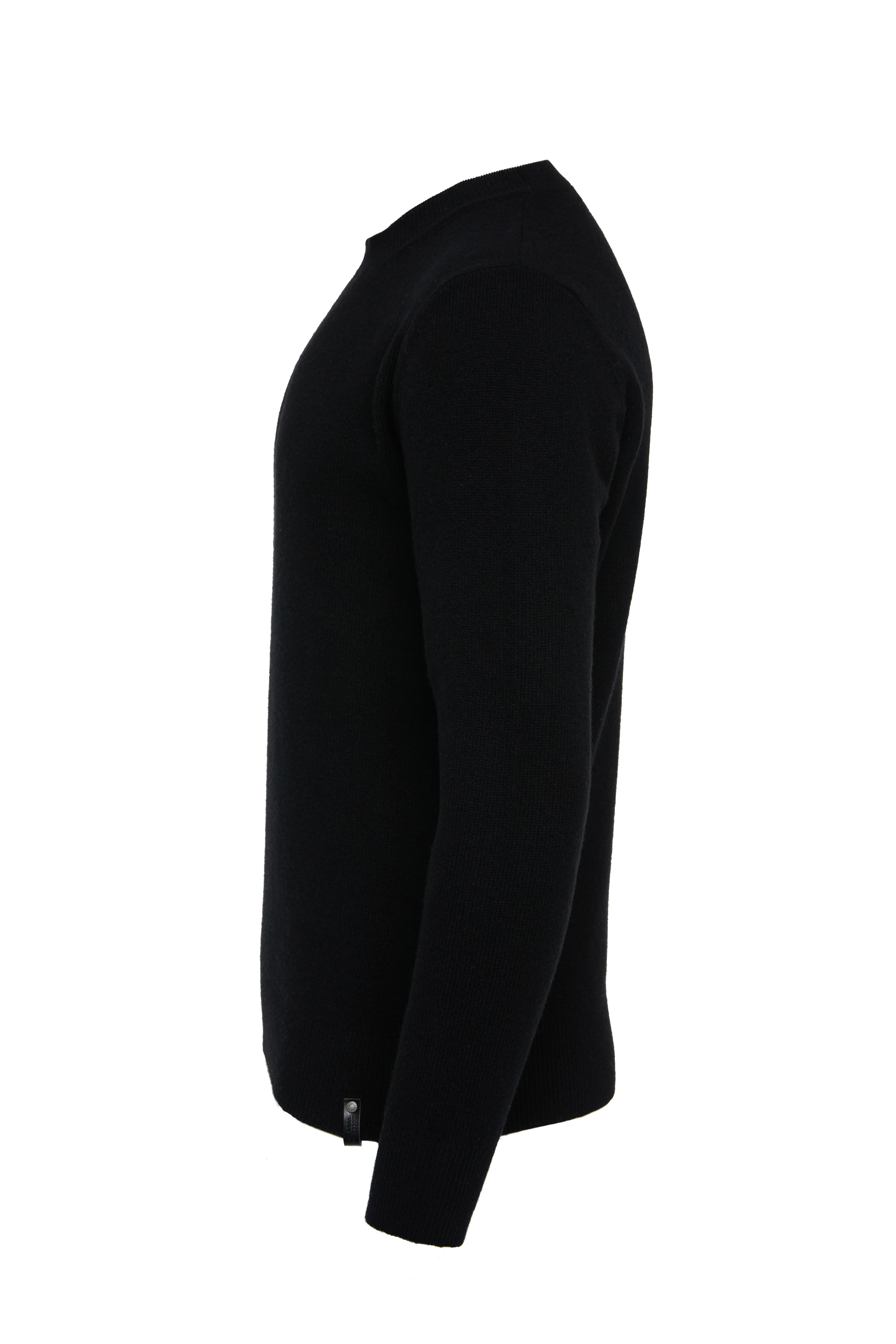 Byron Crew Neck Knit (Black) - Image 6