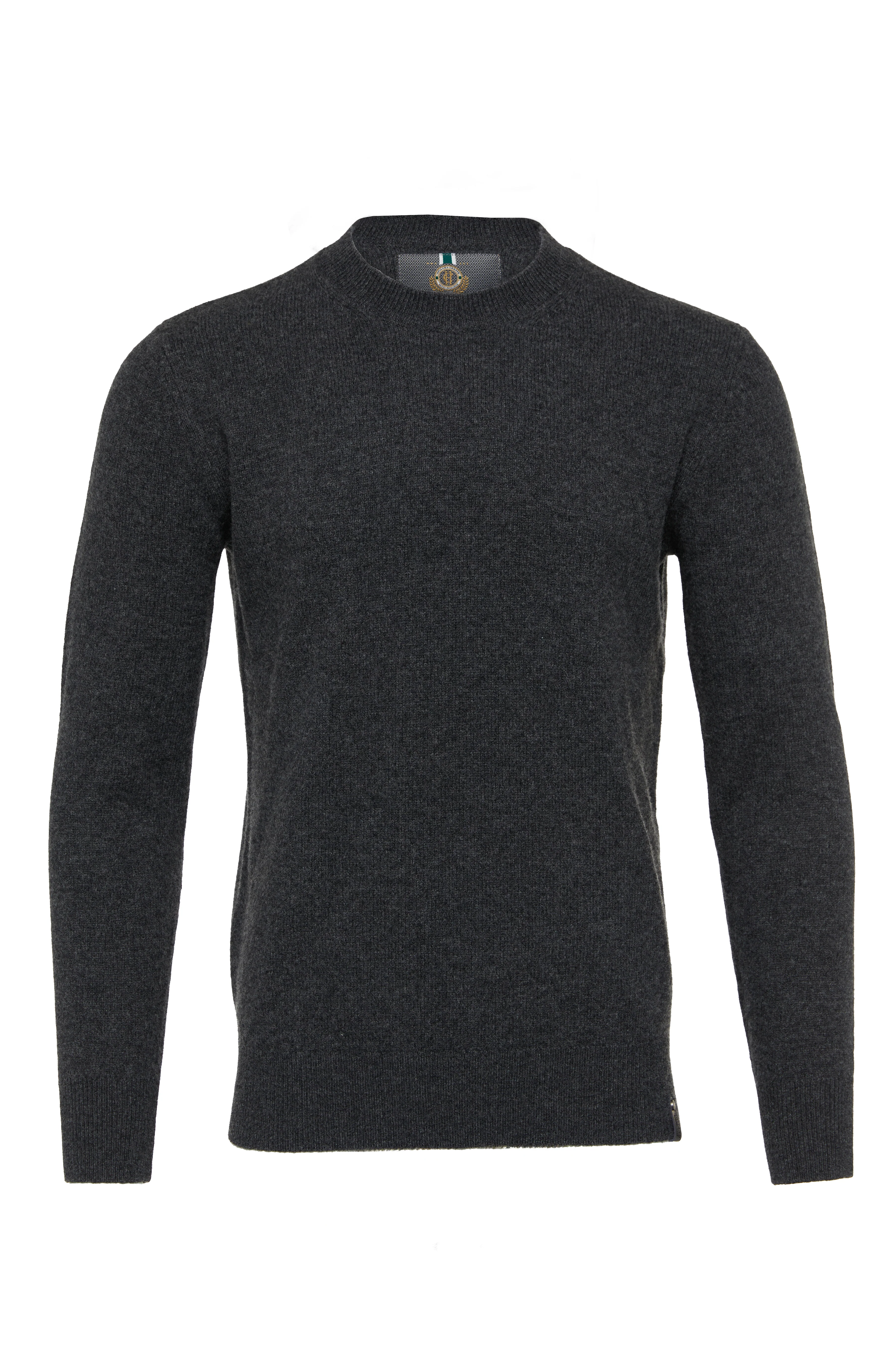Byron Crew Neck Knit (Charcoal) - Image 4