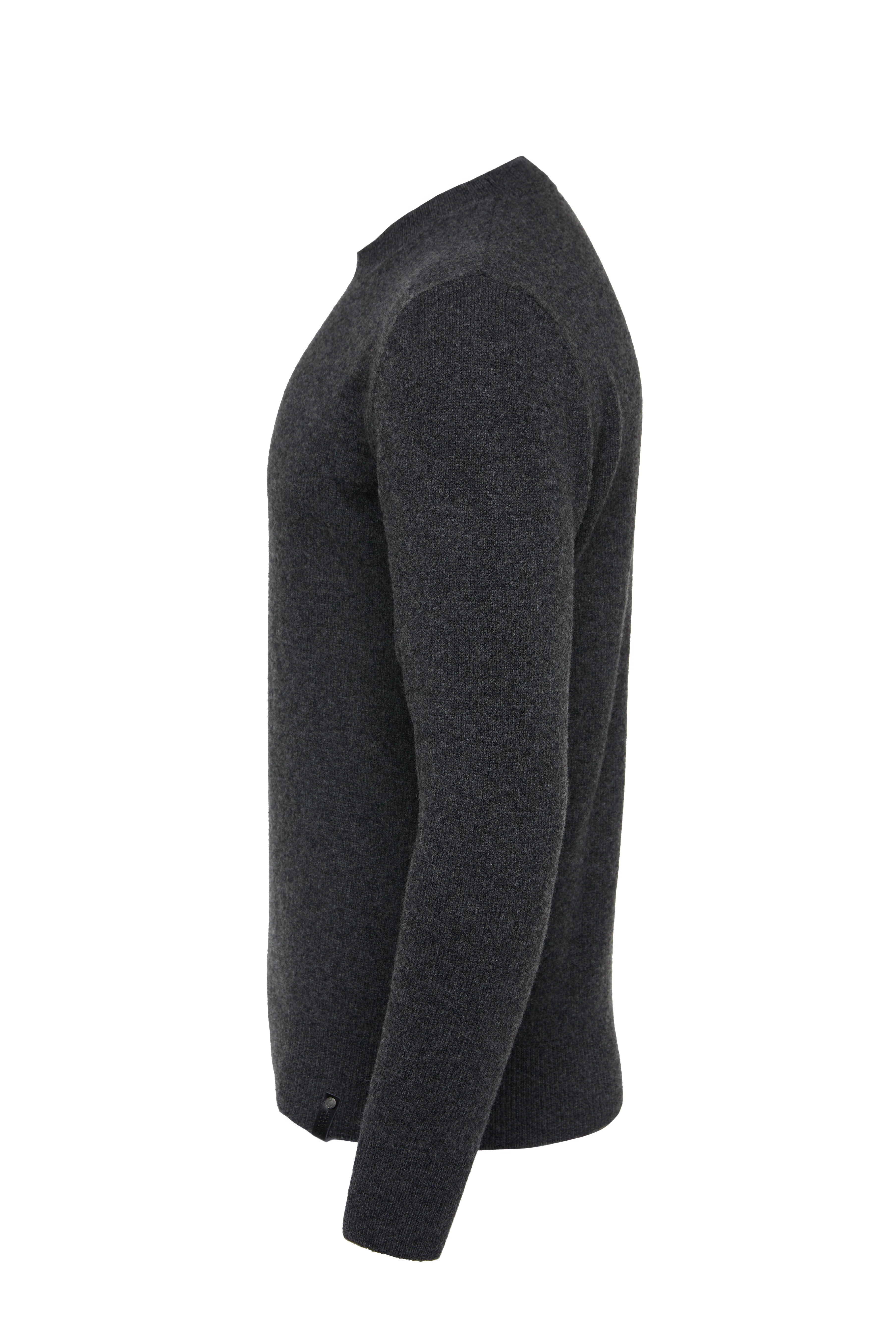 Byron Crew Neck Knit (Charcoal) - Image 8