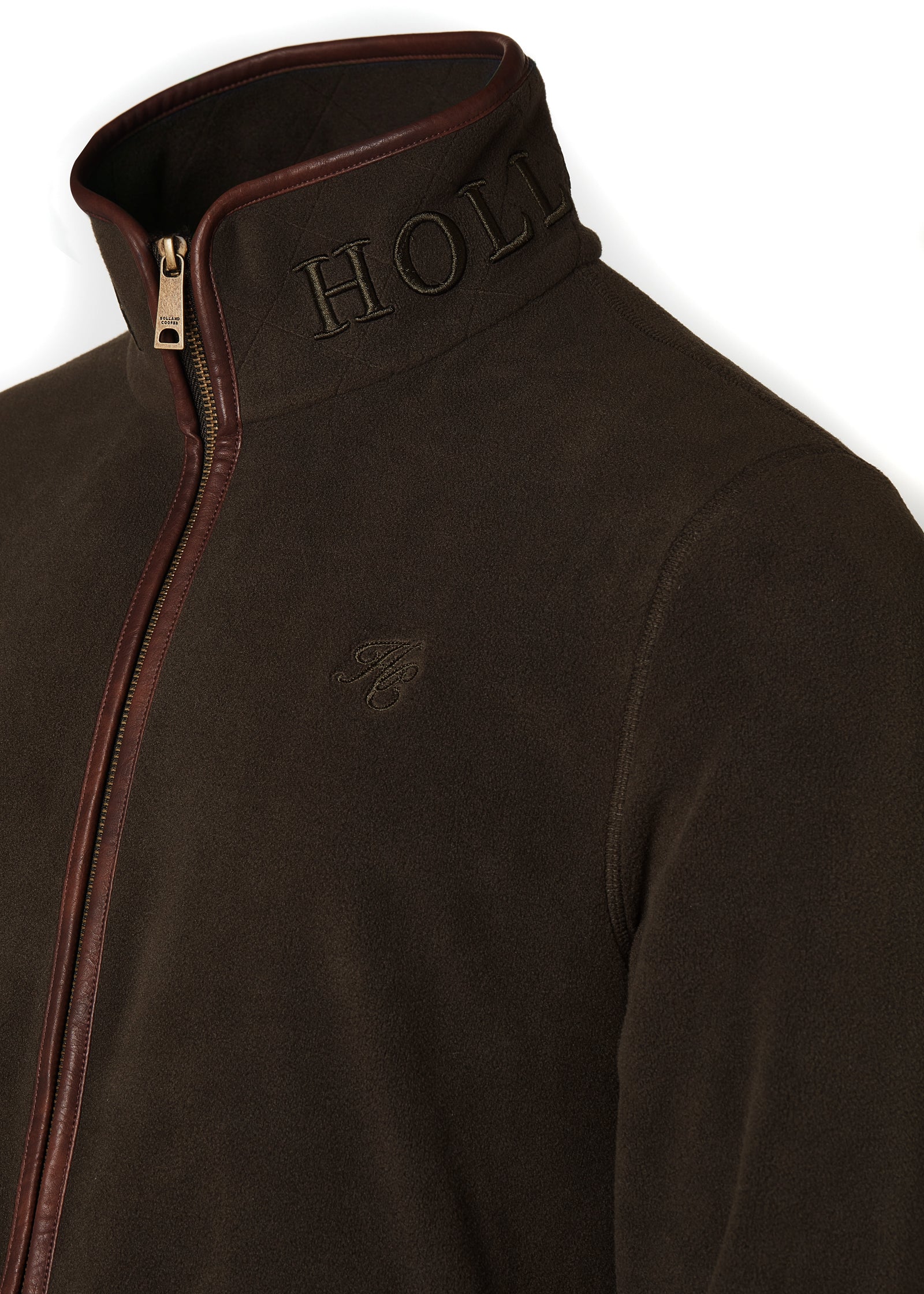Men's Country Fleece Jacket (Khaki) - Image 8