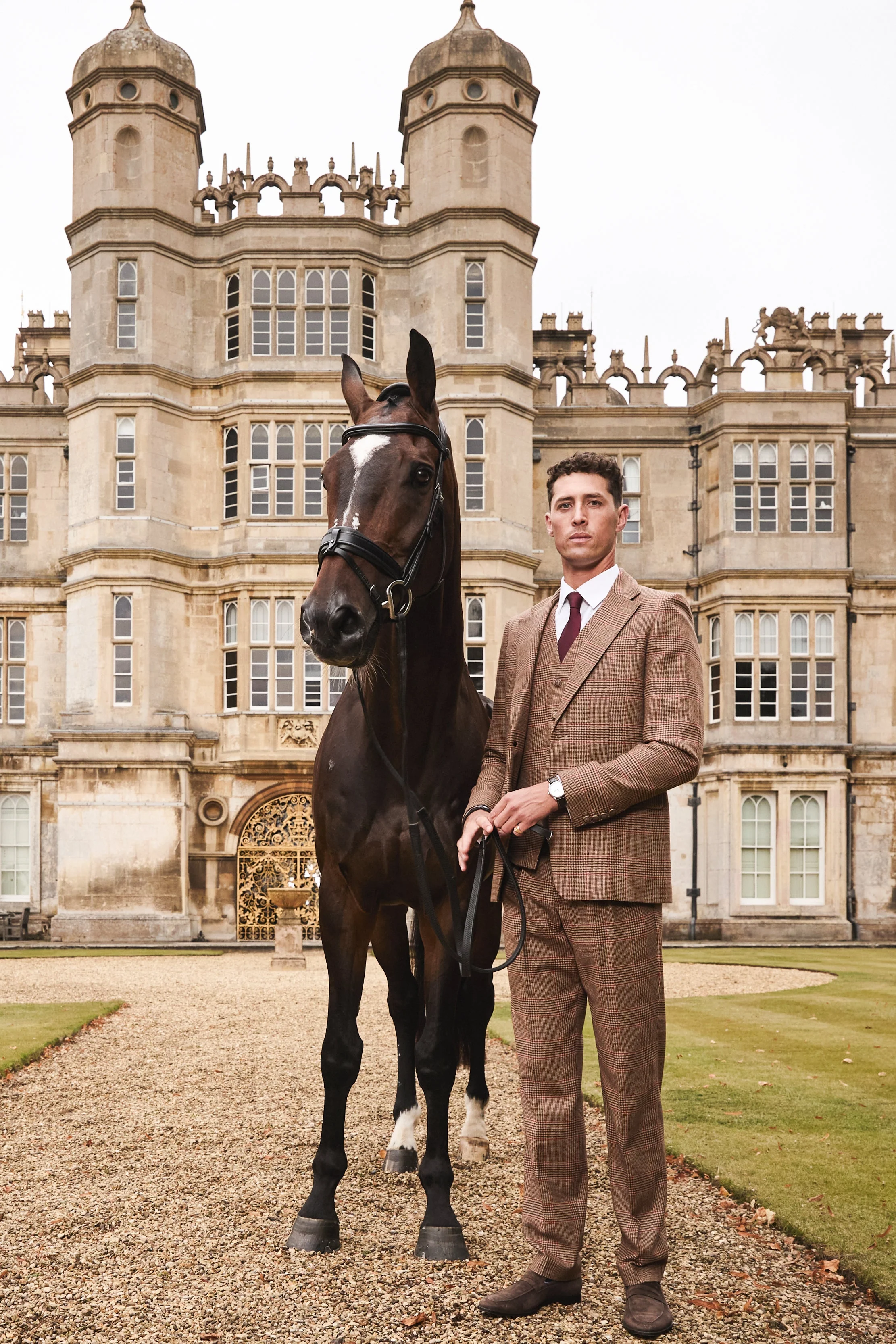 St James Waistcoat (Clarence Check Merlot) - Image 2