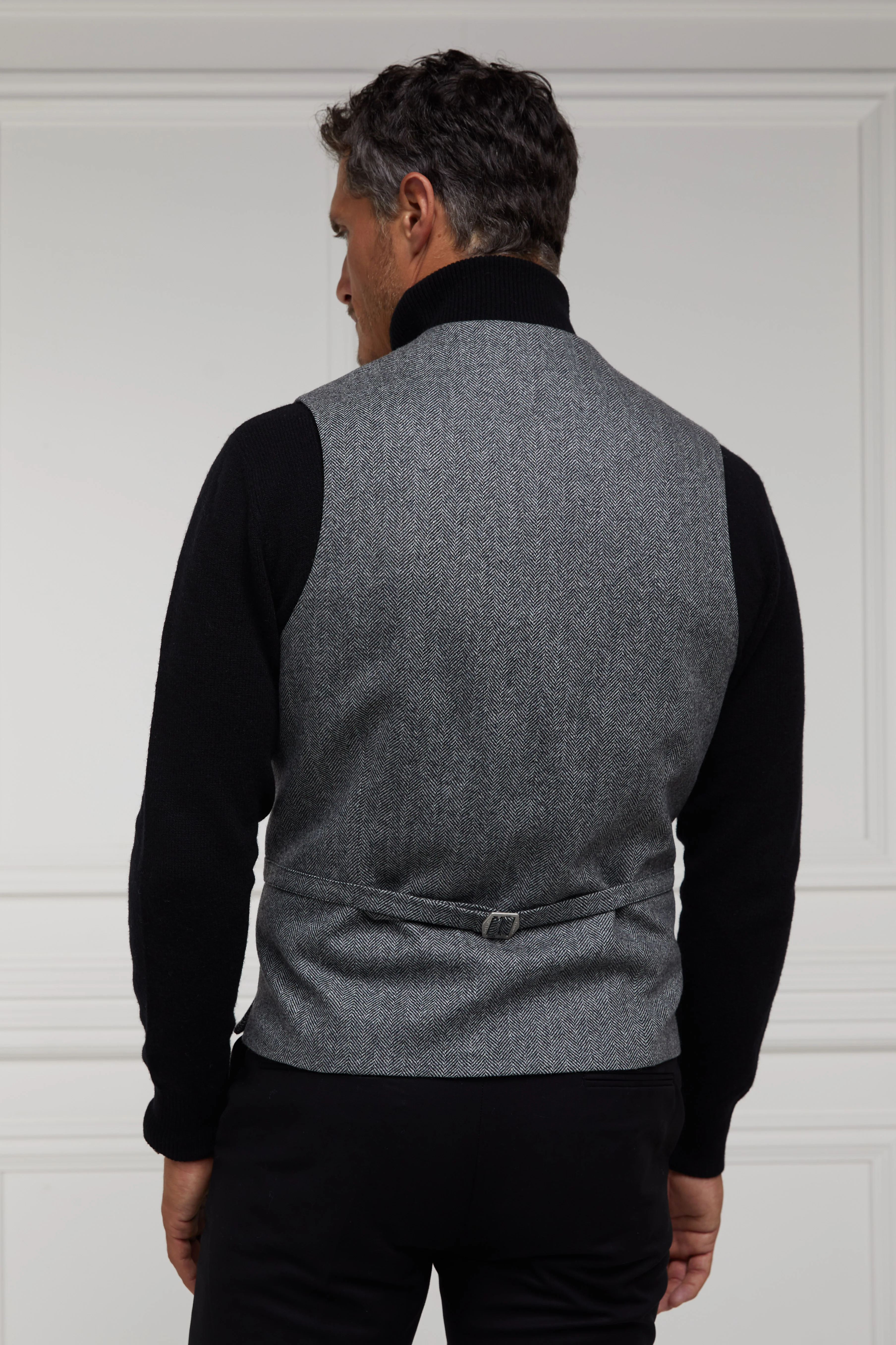 St James Waistcoat (Mono Herringbone) - Image 5