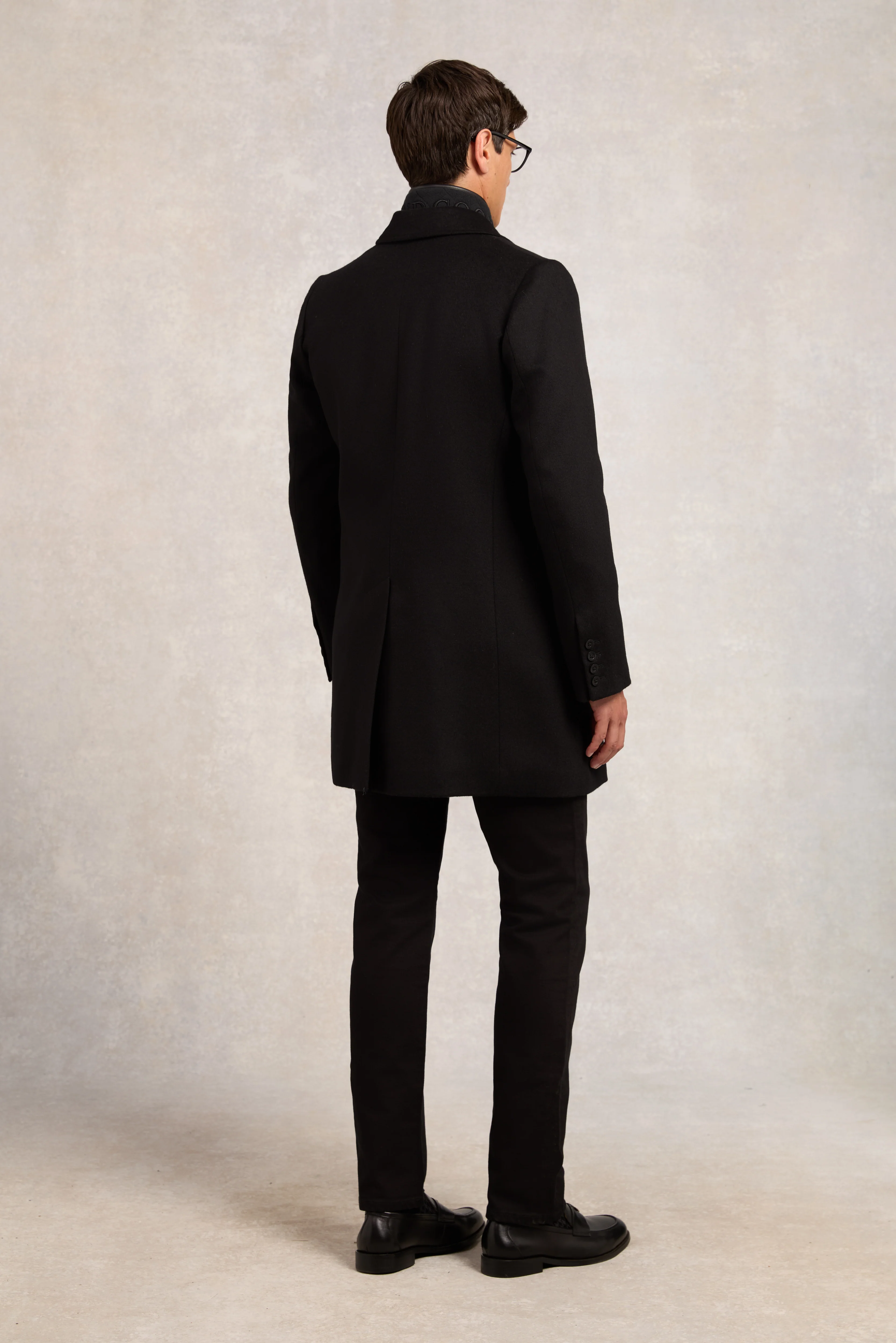 The Double Breasted Coat (Soft Black) - Image 6