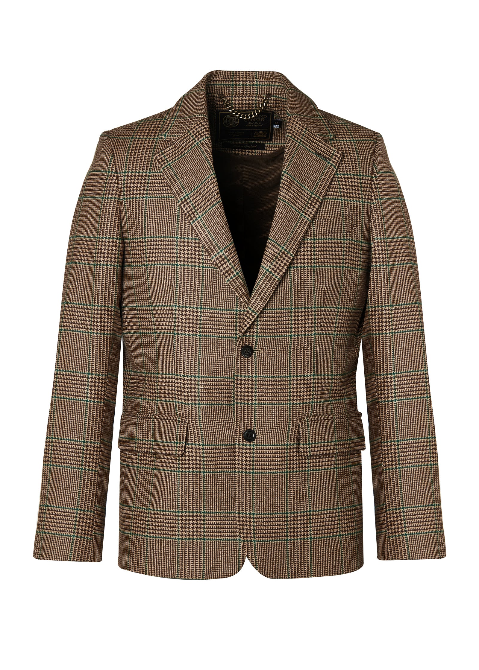 The Single Breasted Blazer (Clarence Check Forest) - Image 4