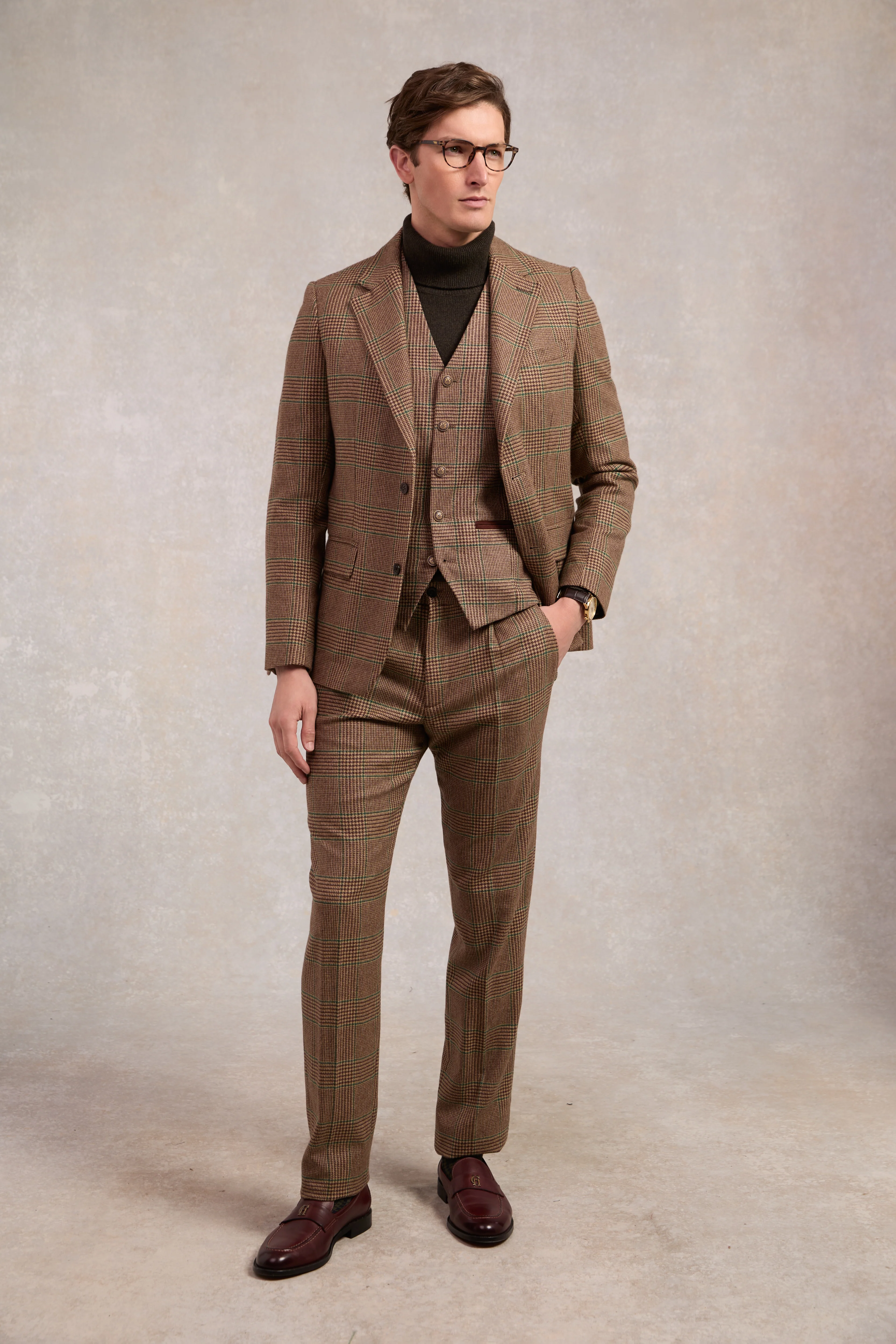 The Single Breasted Blazer (Clarence Check Forest) - Image 6