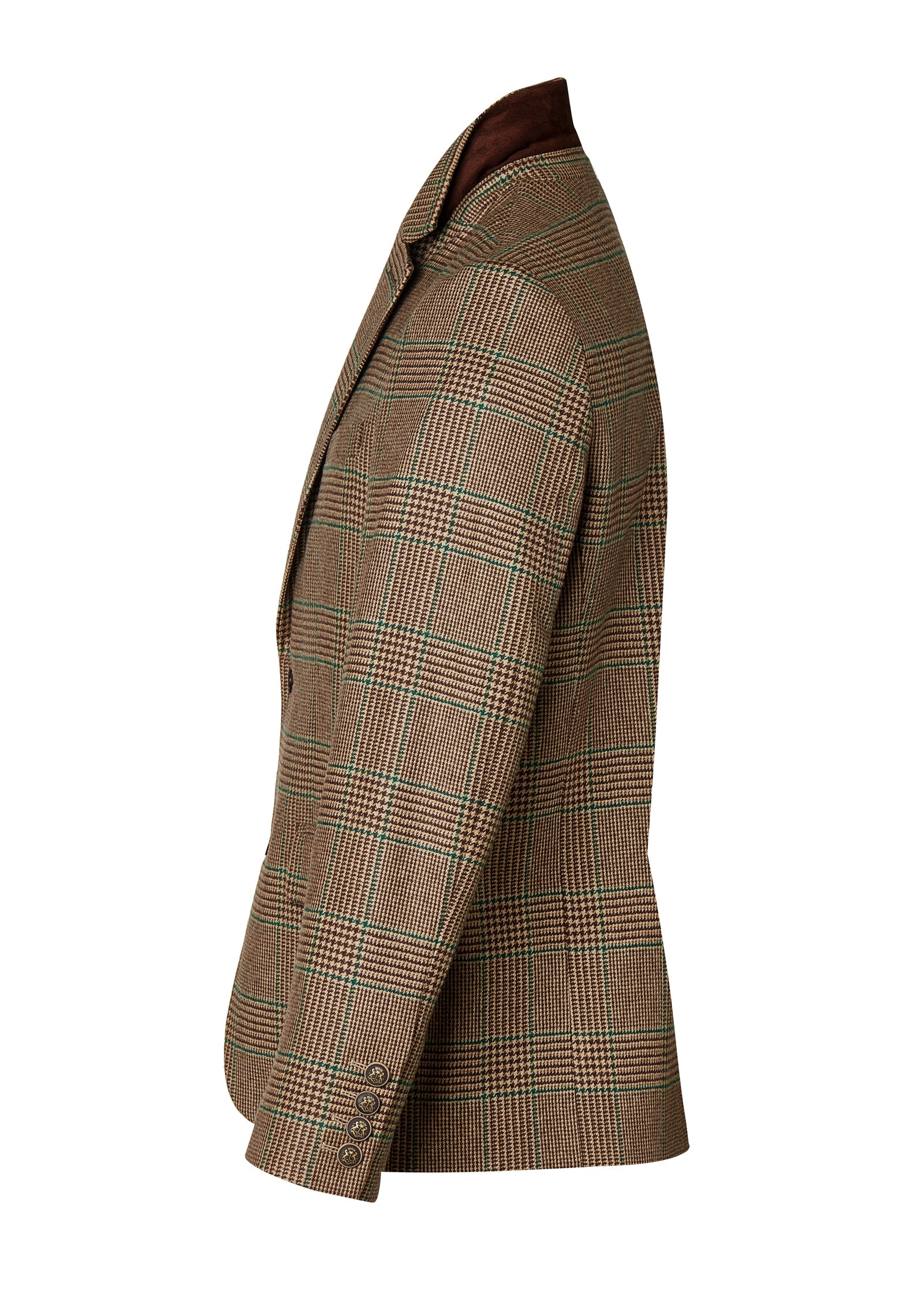 The Single Breasted Blazer (Clarence Check Forest) - Image 9