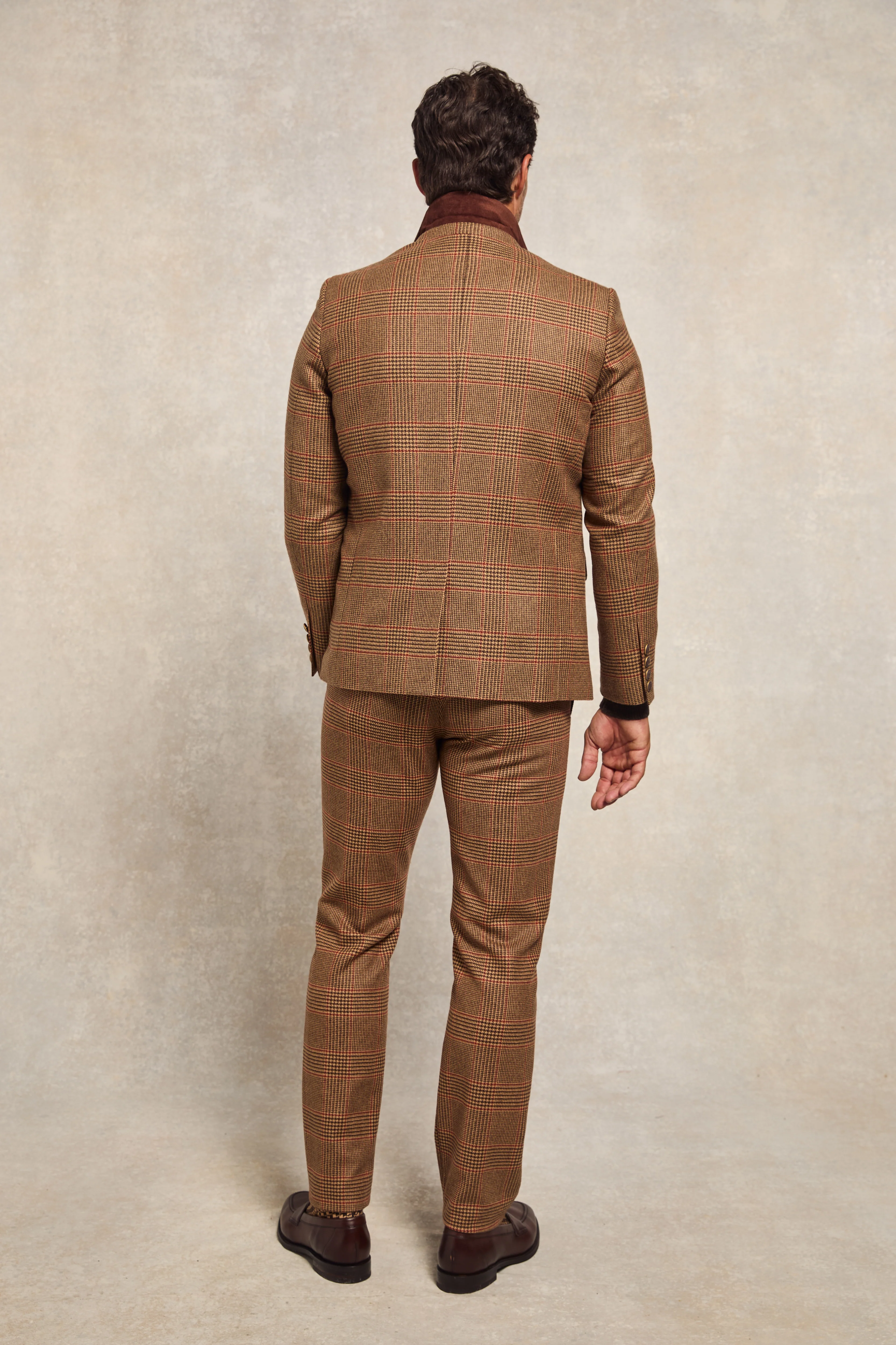 The Single Breasted Blazer (Clarence Check Merlot) - Image 5
