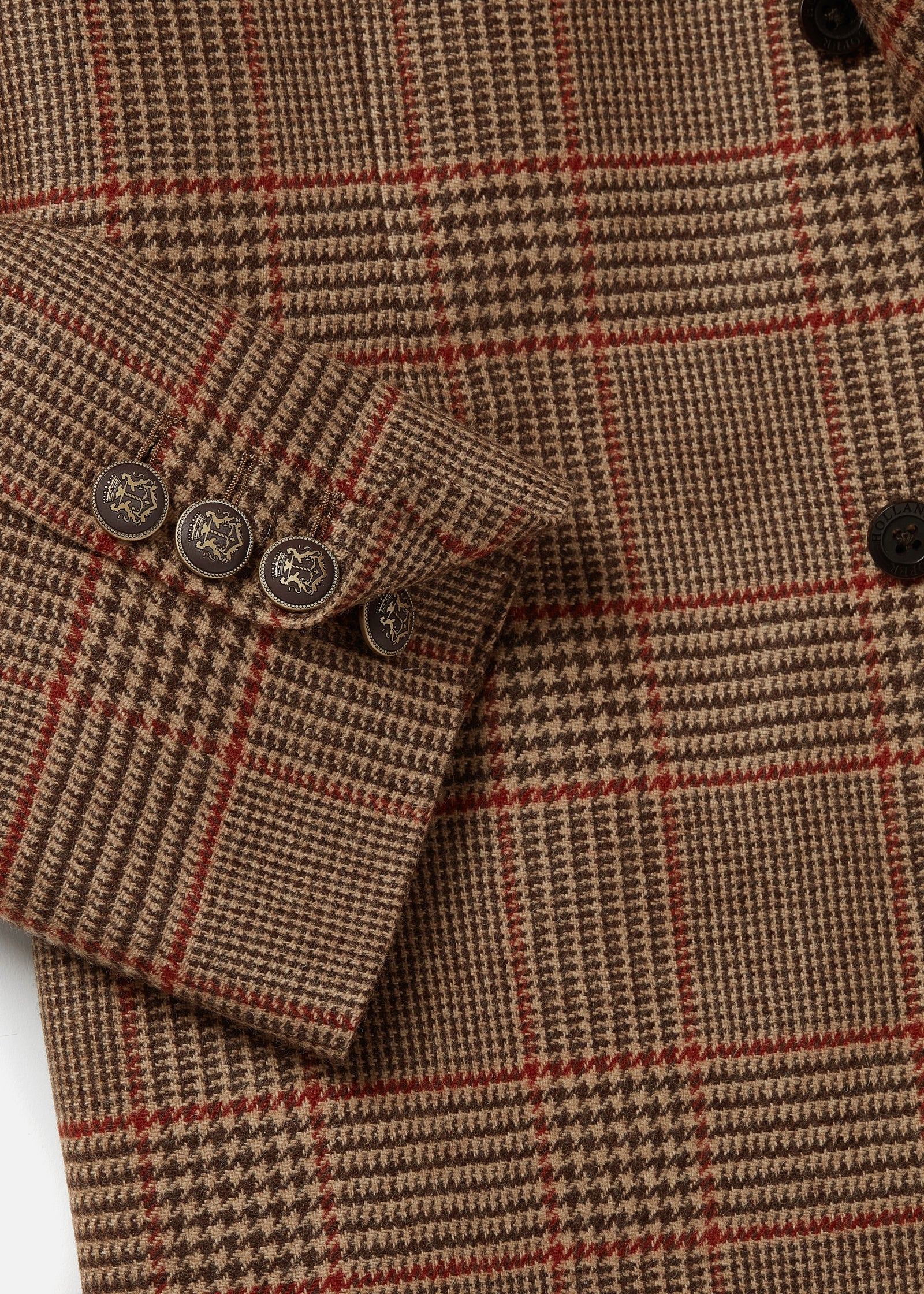 The Single Breasted Blazer (Clarence Check Merlot) - Image 8