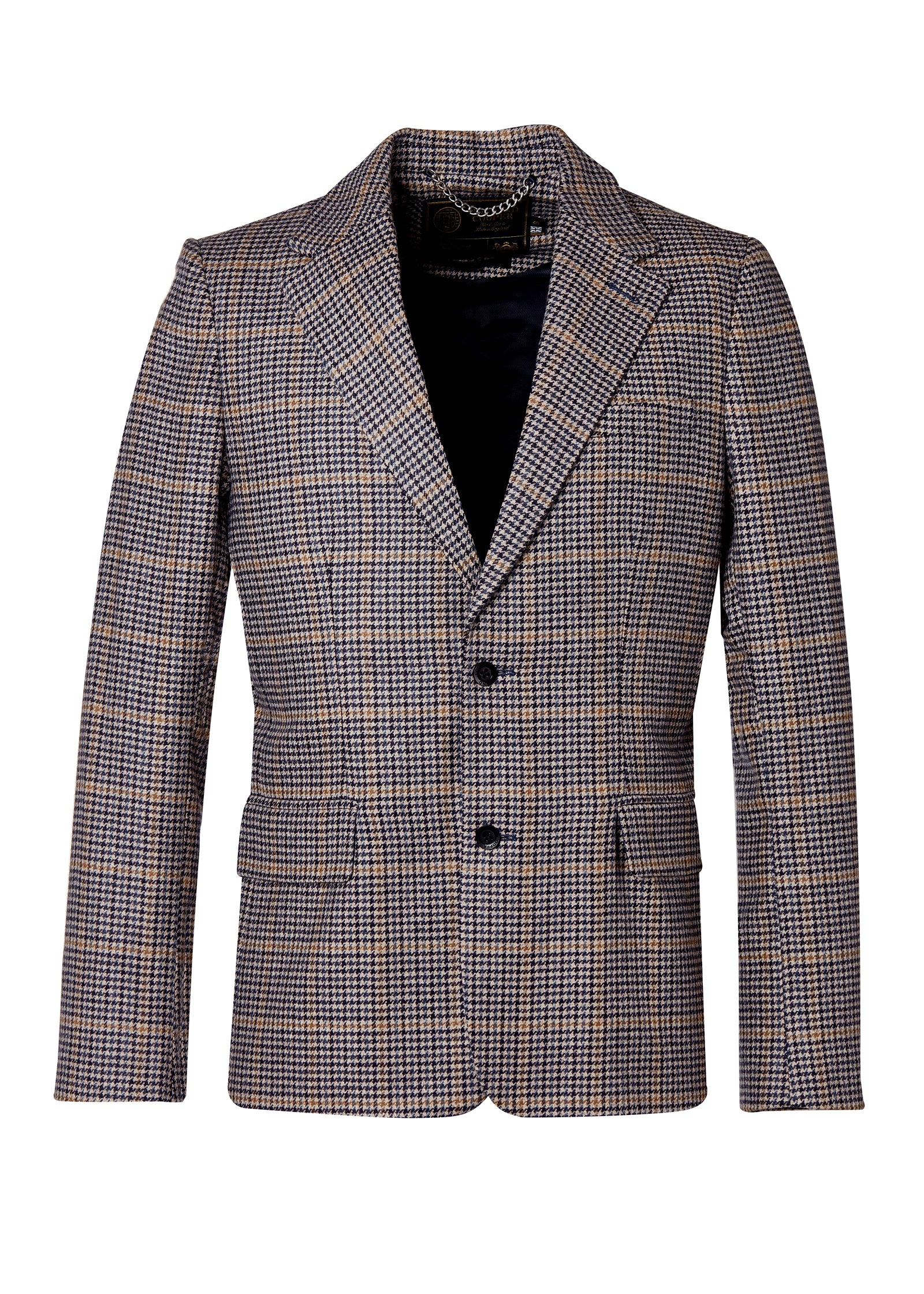 The Single Breasted Blazer (Prince of Wales Navy) - Image 4