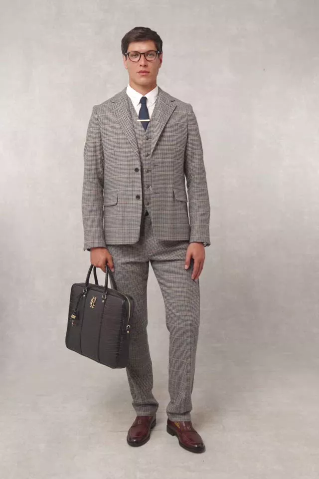 The Single Breasted Blazer (Prince of Wales Navy) - Image 5