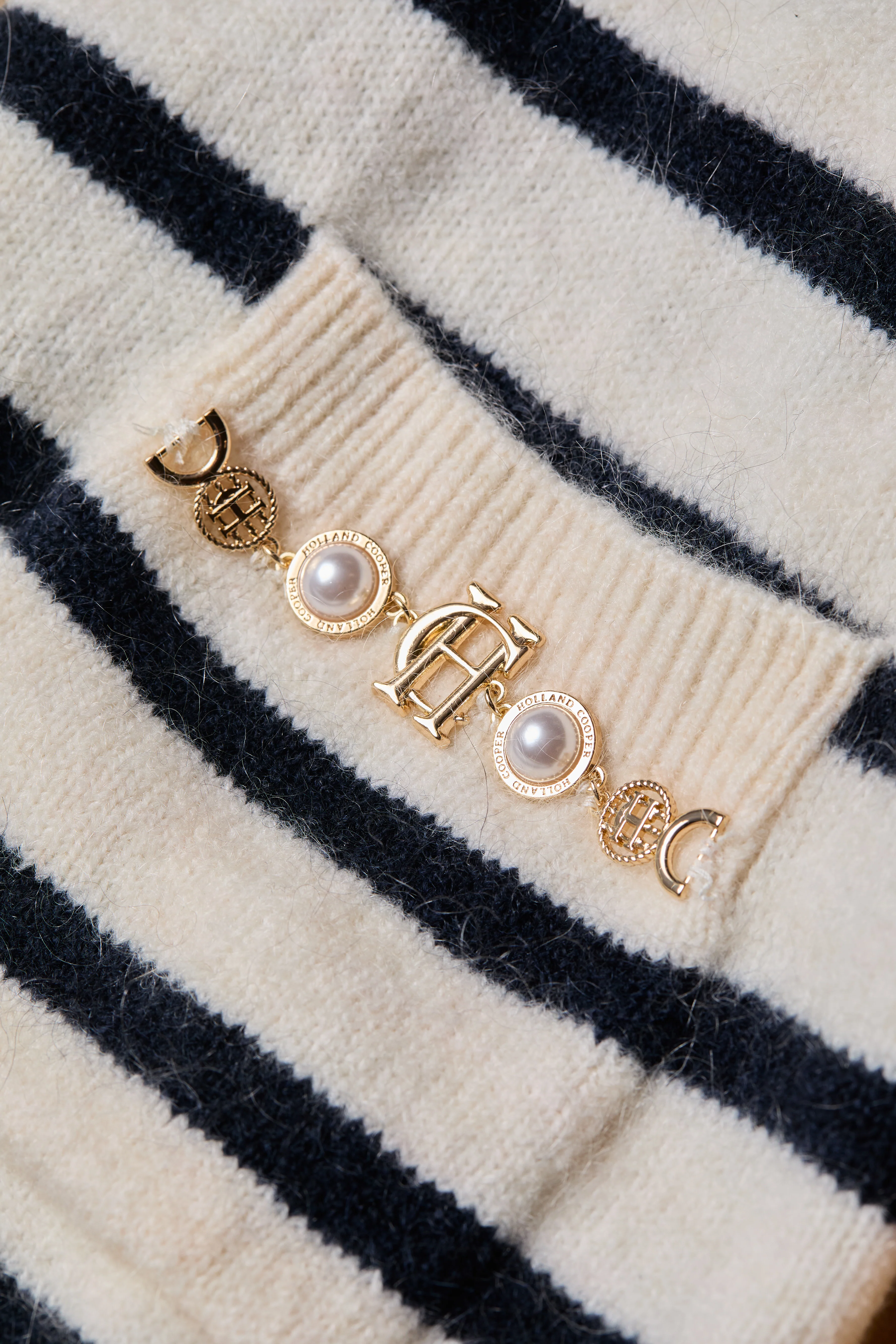 Mila Cardigan (Natural Stripe) - Image 8