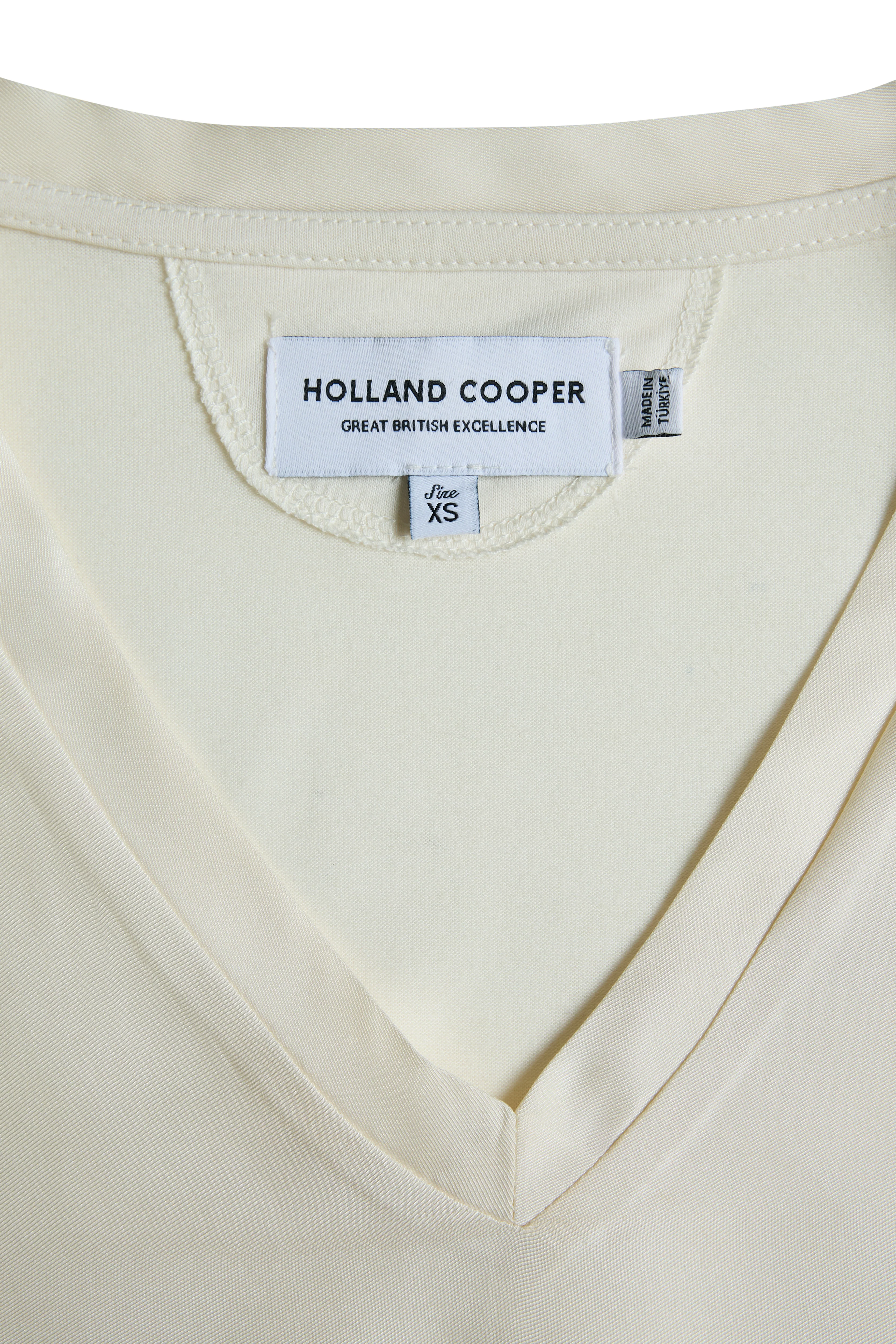 Mila V Neck Top (Natural) - Image 7