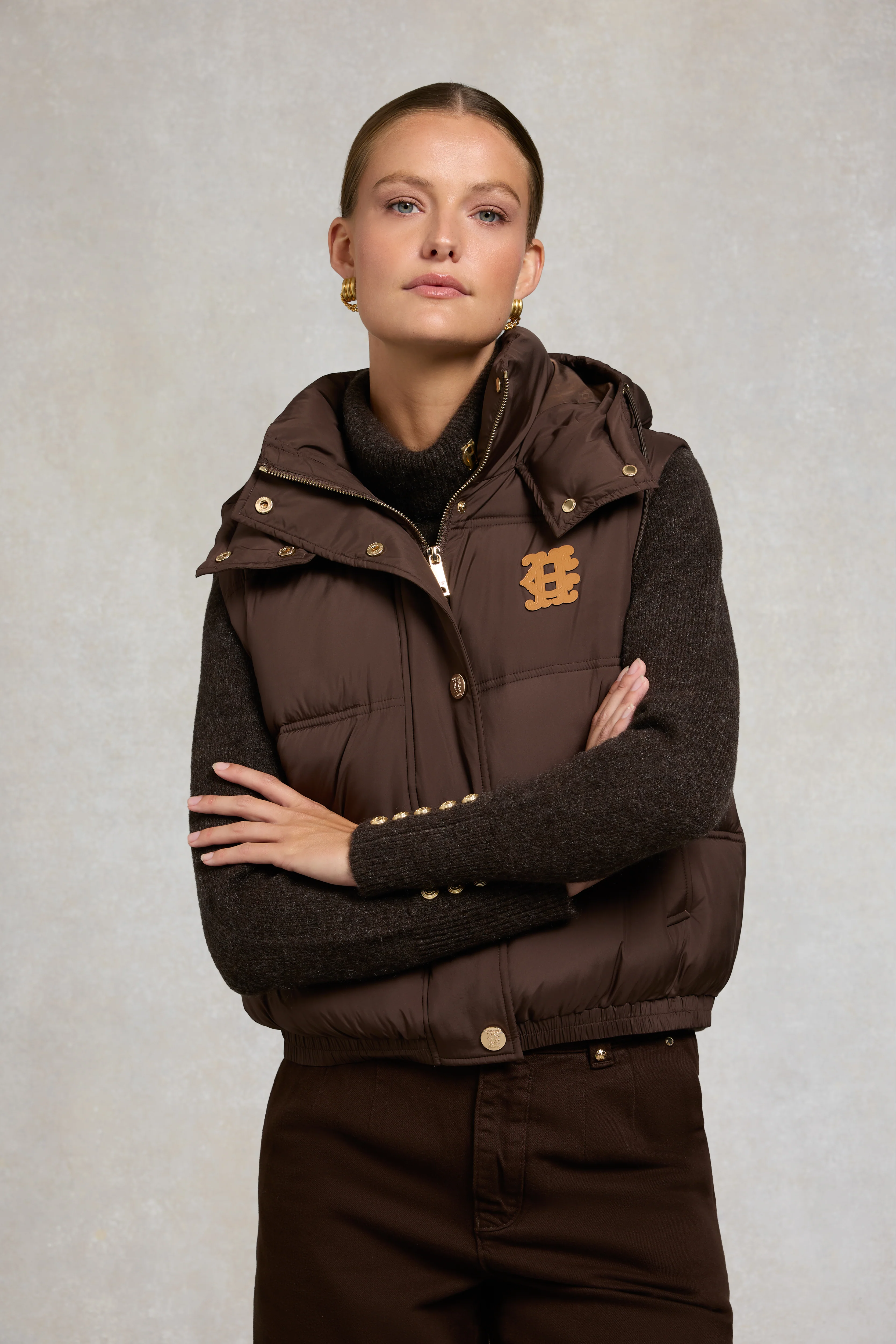 Milton Convertible Jacket (Chocolate) - Image 2