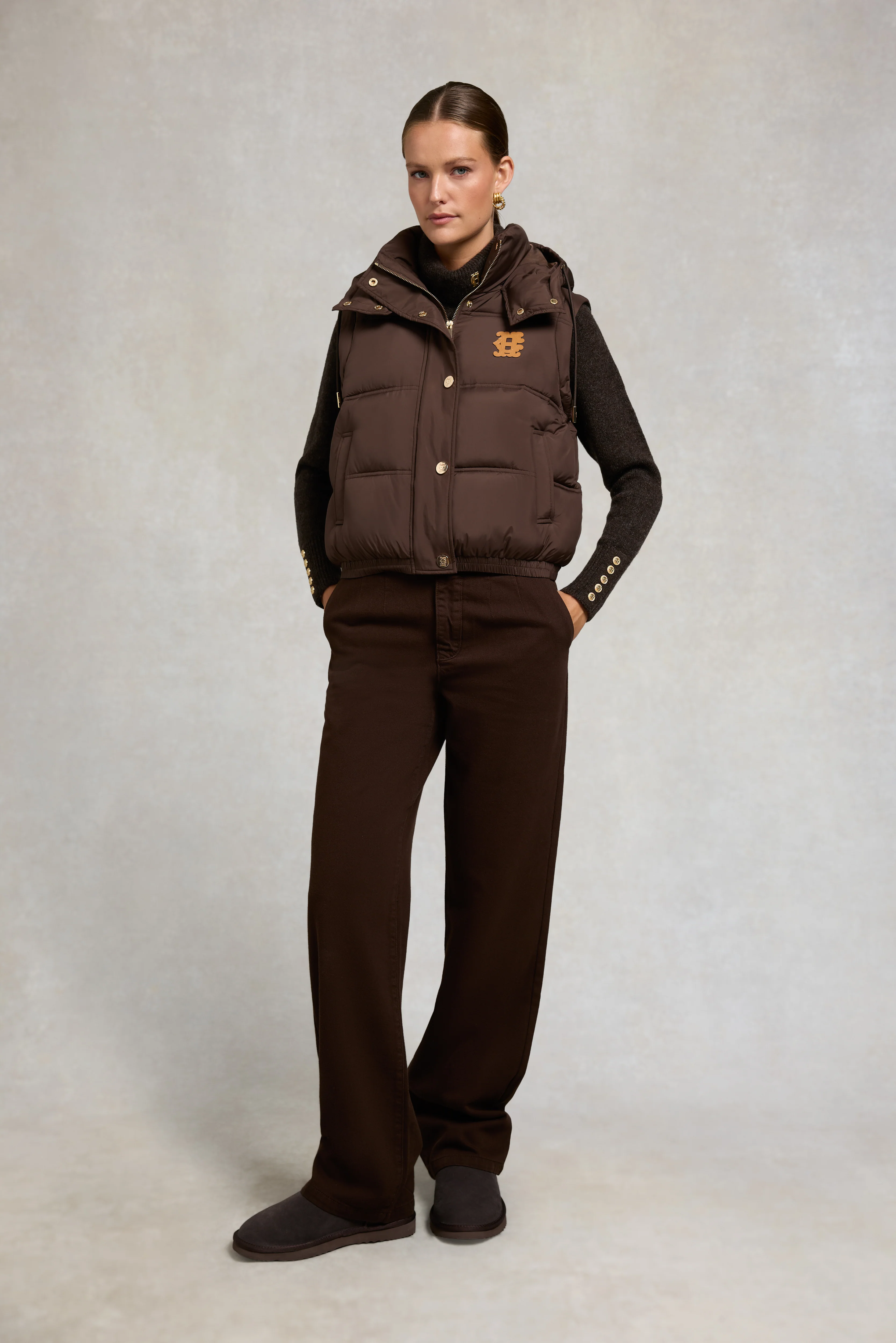 Milton Convertible Jacket (Chocolate) - Image 3