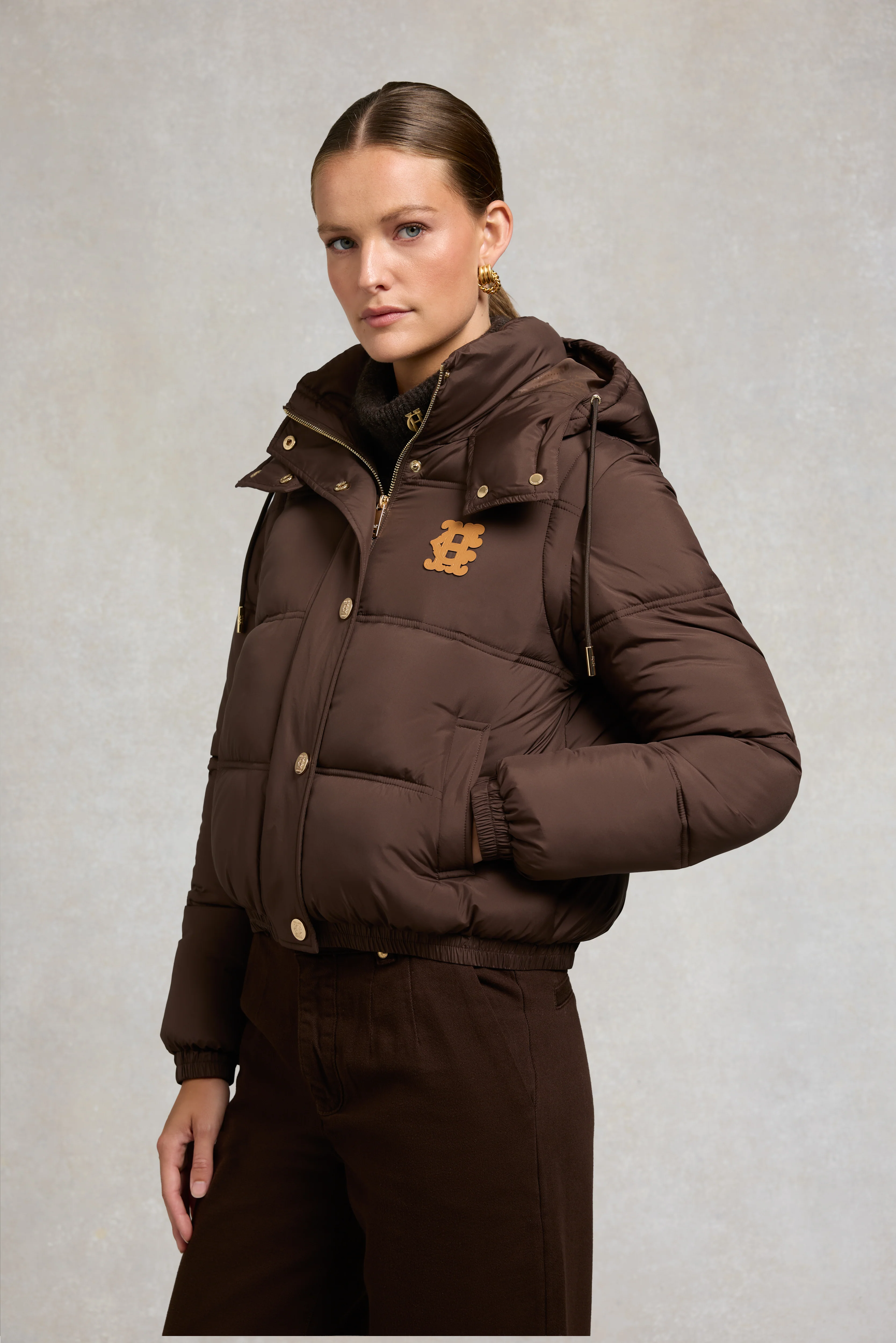 Milton Convertible Jacket (Chocolate) - Image 4
