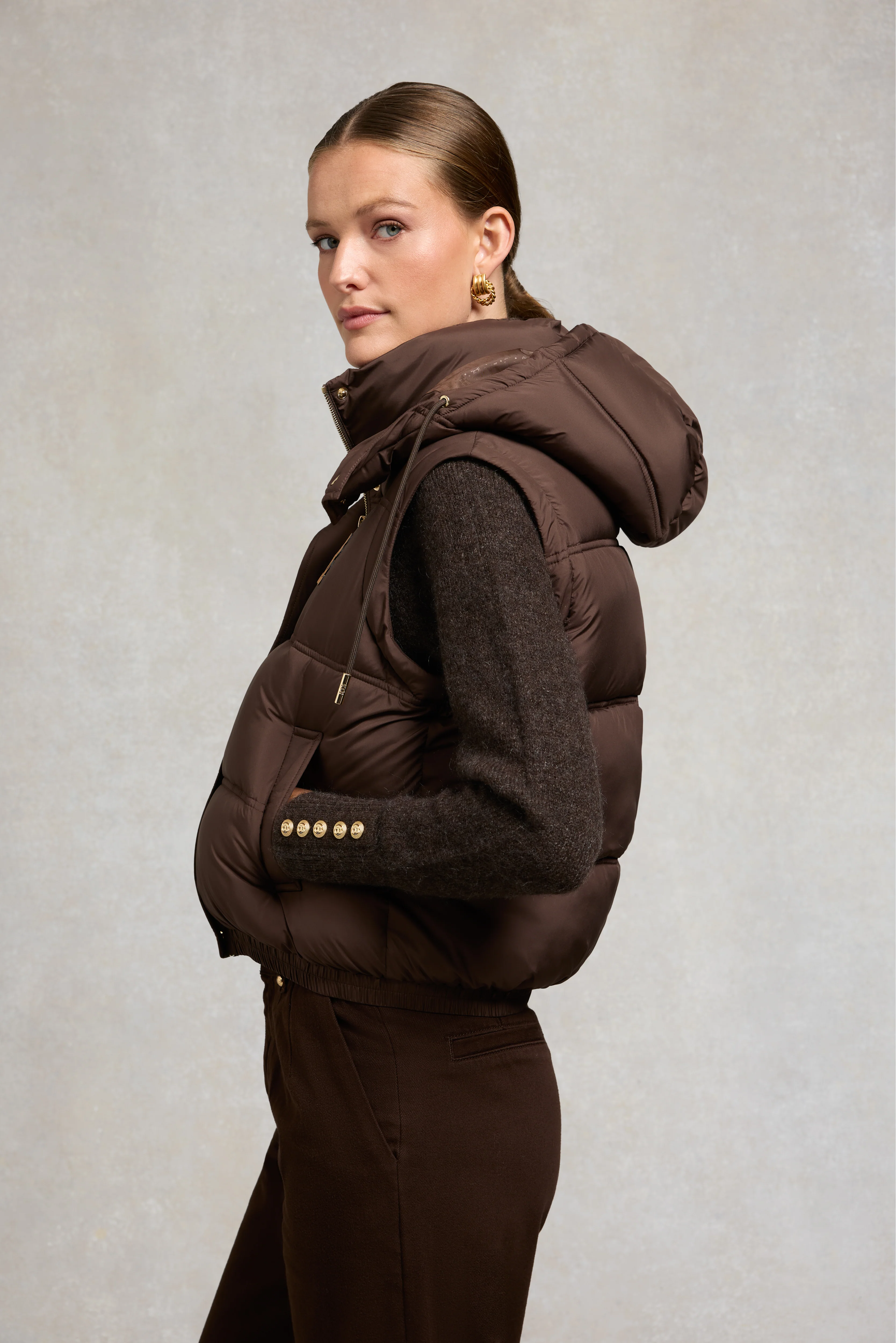 Milton Convertible Jacket (Chocolate) - Image 6
