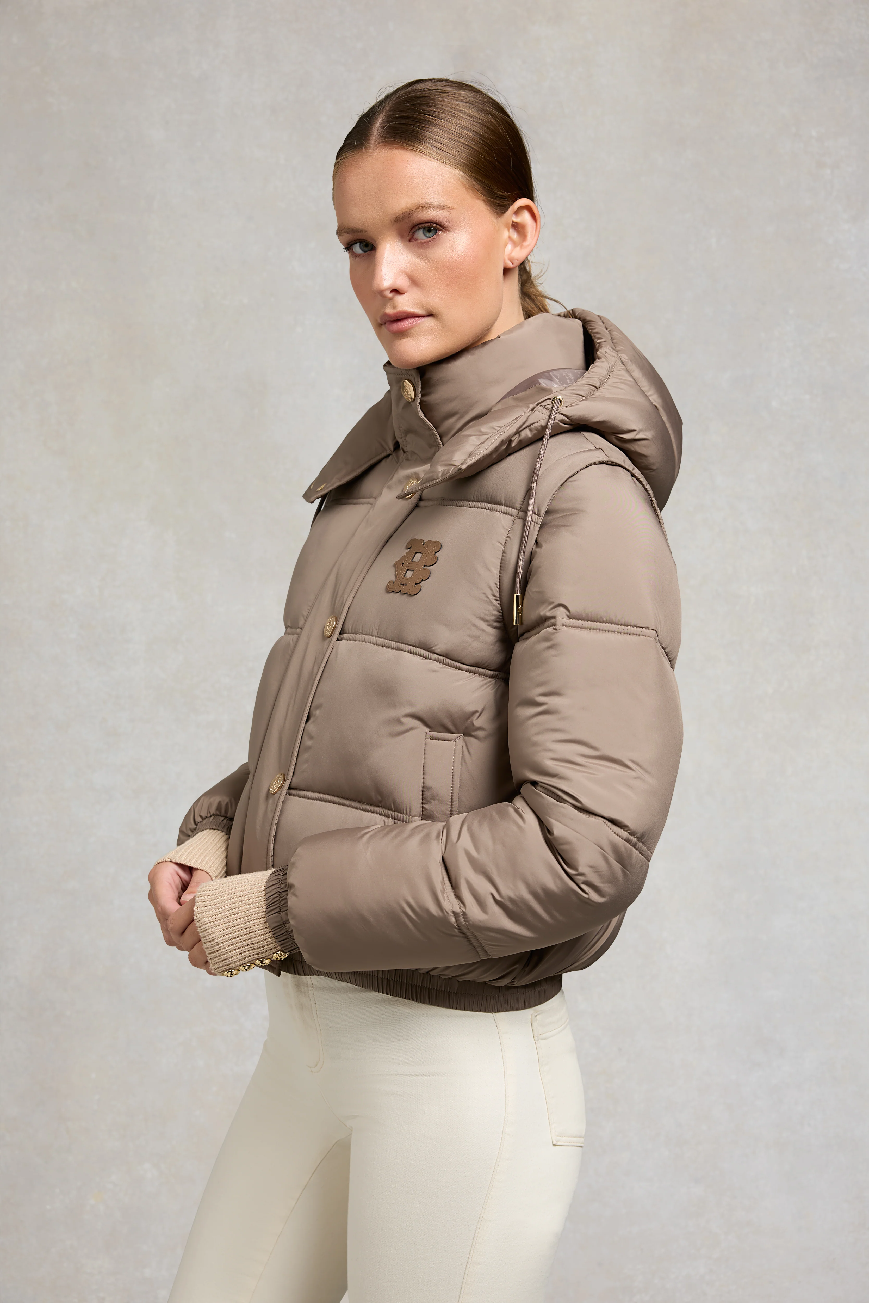 Milton Convertible Jacket (Porcini) - Image 6