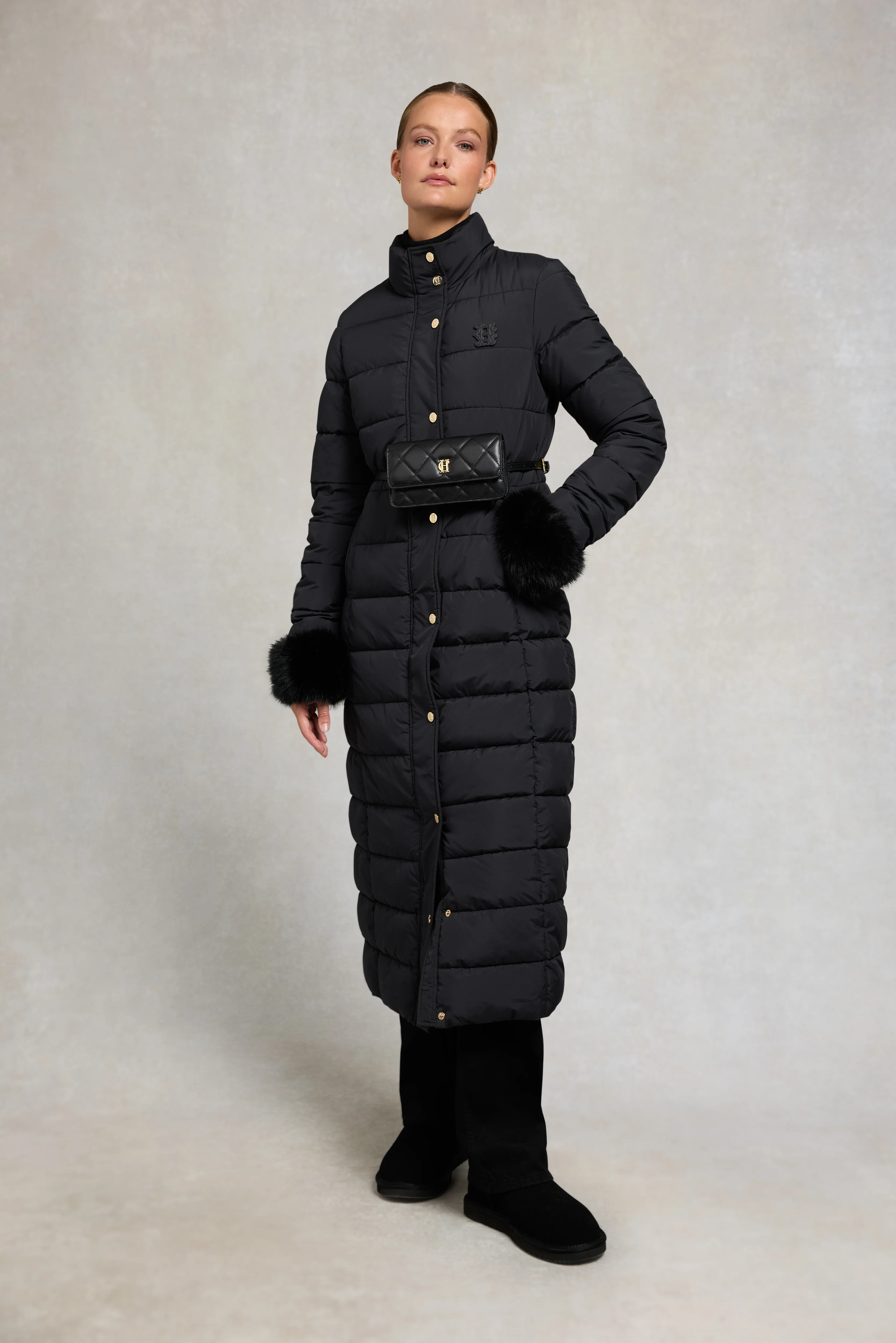 Milton Longline Coat (Black) - Image 6