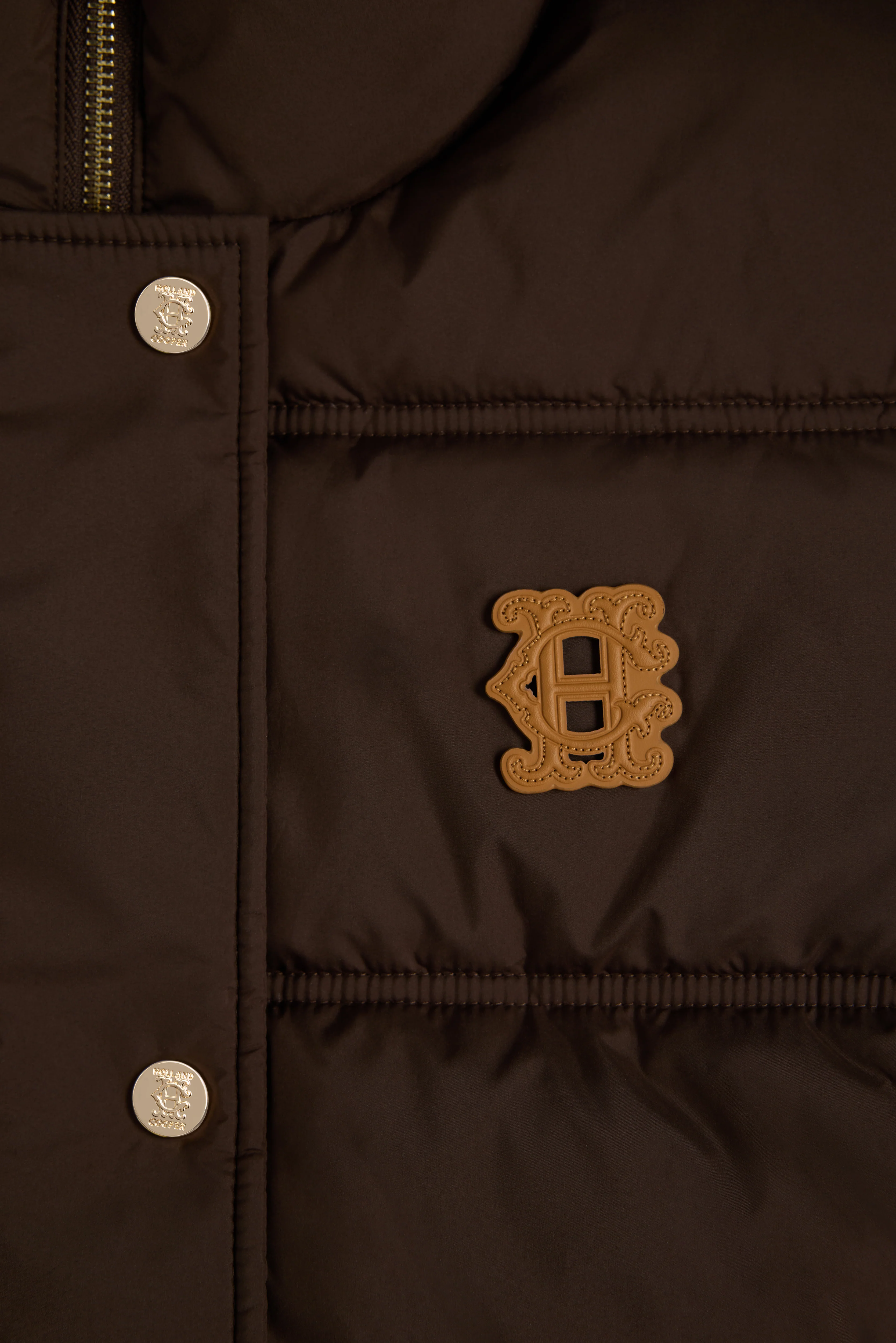 Milton Padded Jacket (Chocolate) - Image 8