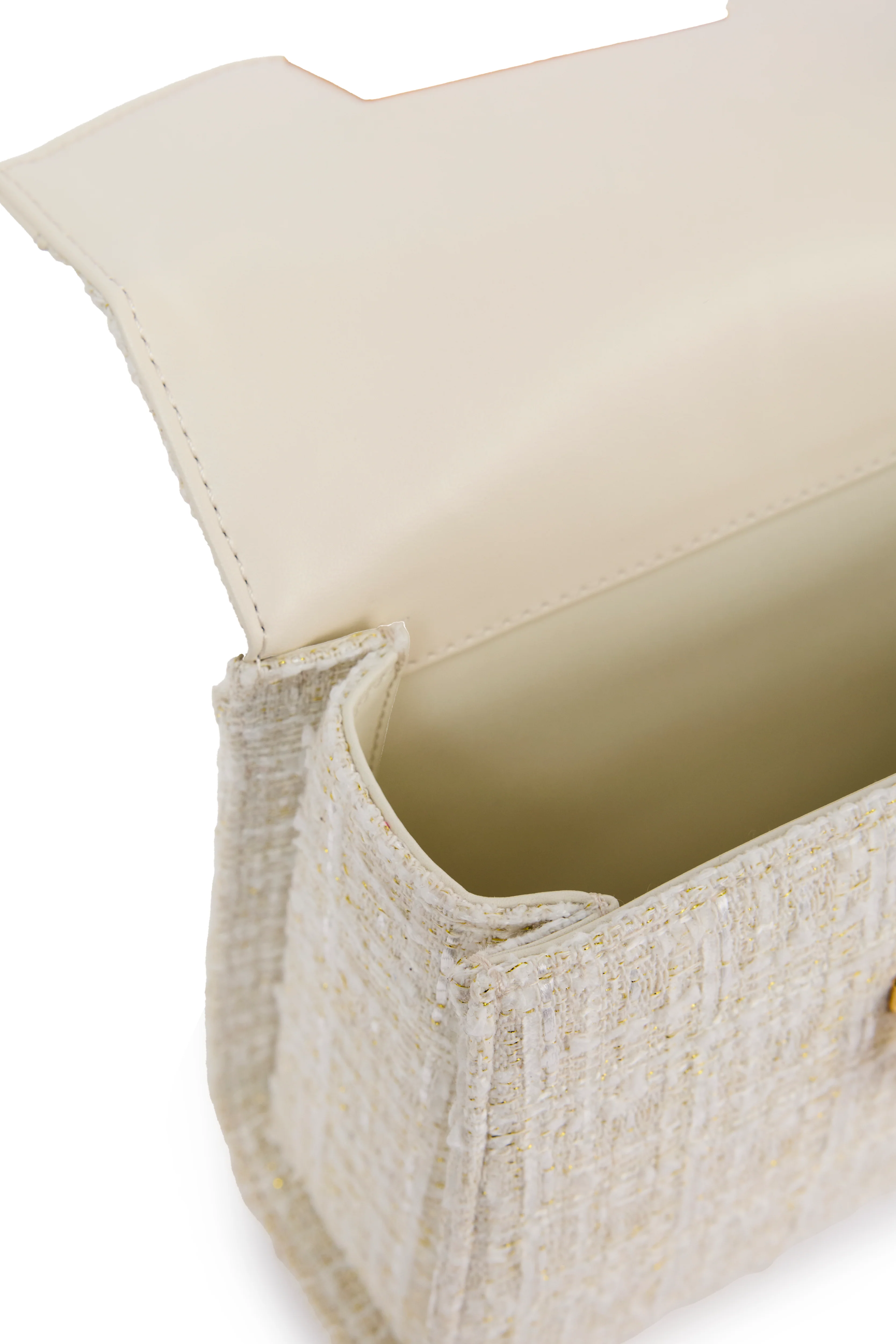 Mini Cheltenham Bag (Cream Boucle) - Image 9