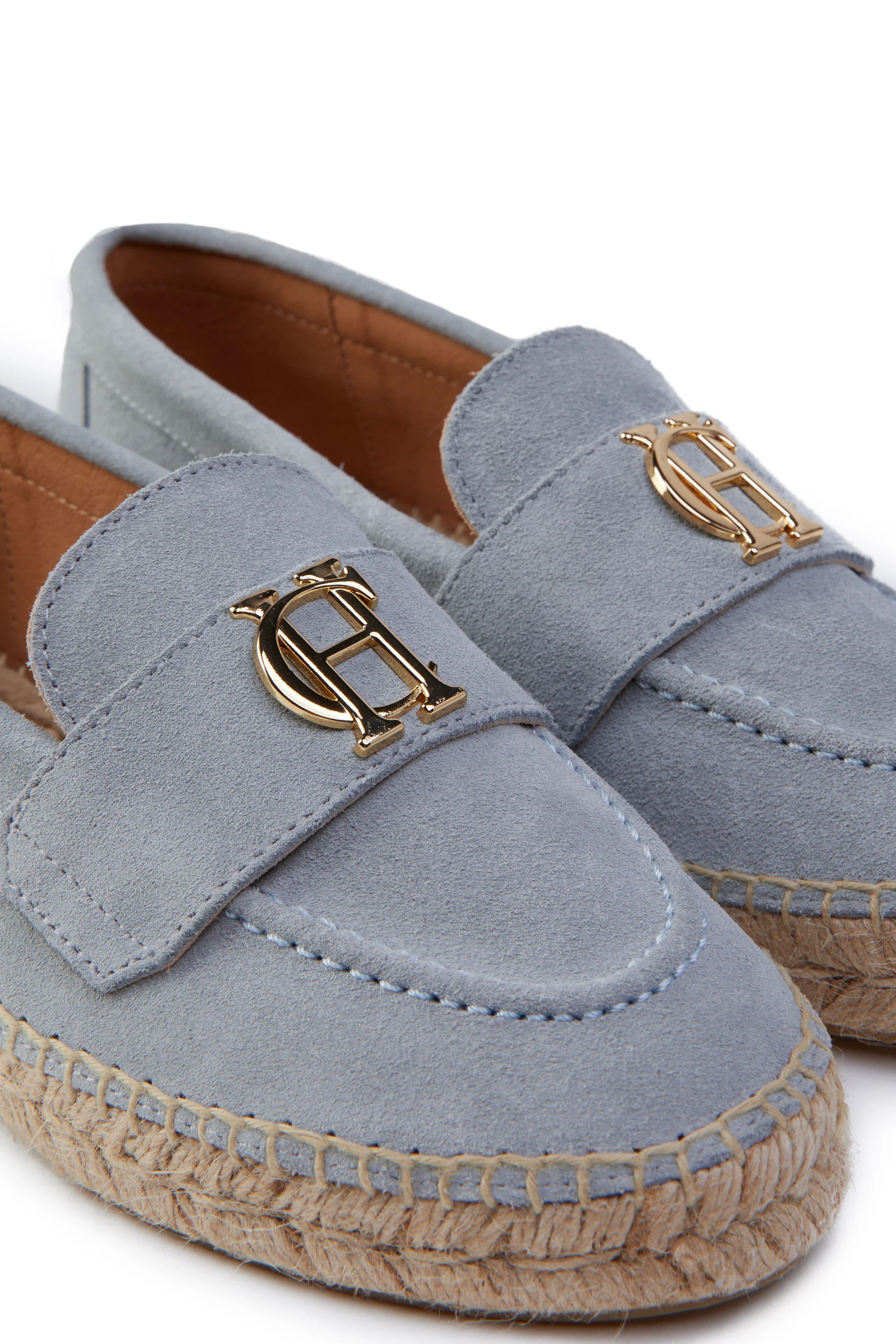 Monaco Espadrille Loafer (Smokey Blue Suede) - Image 2