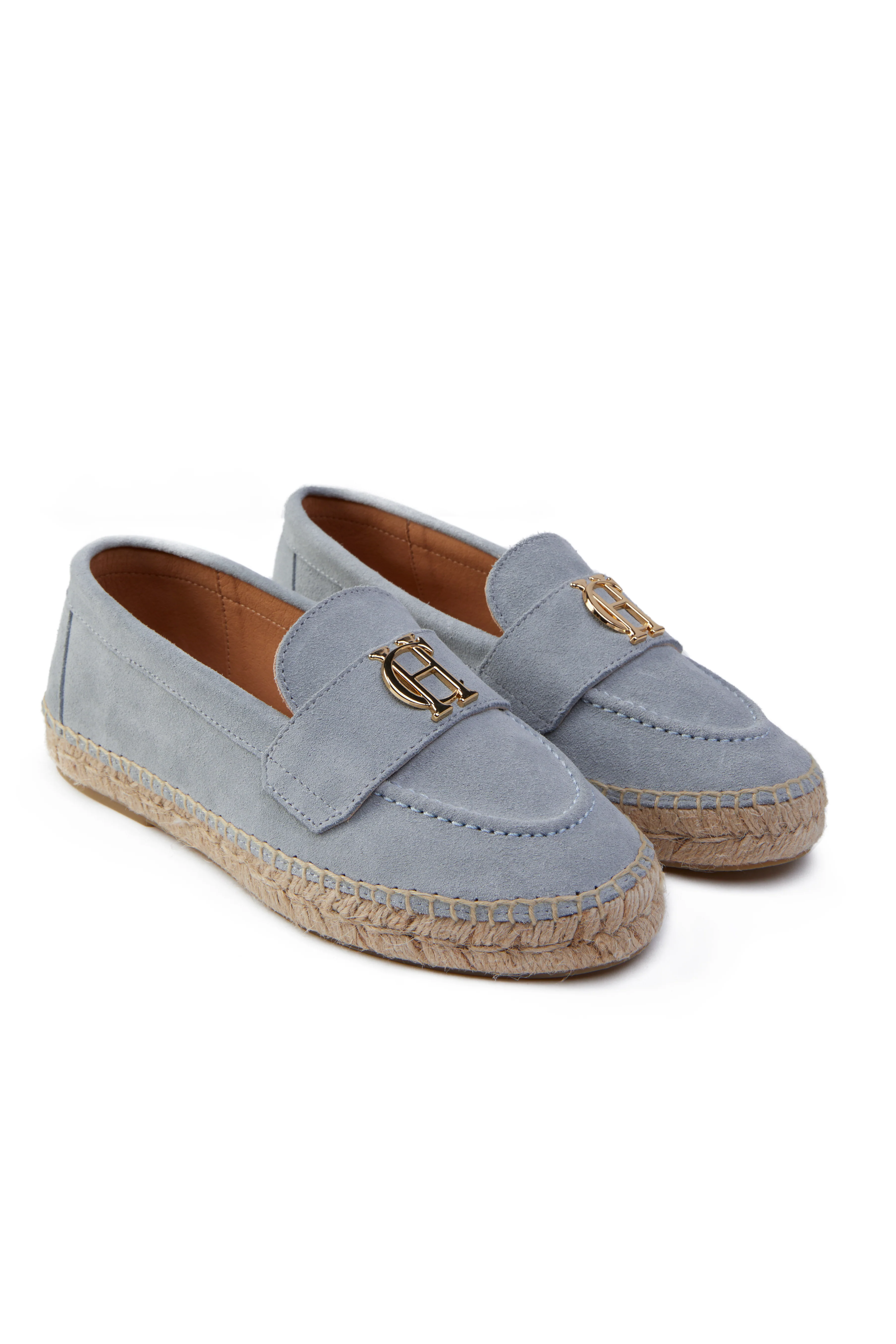 Monaco Espadrille Loafer (Smokey Blue Suede) - Image 3
