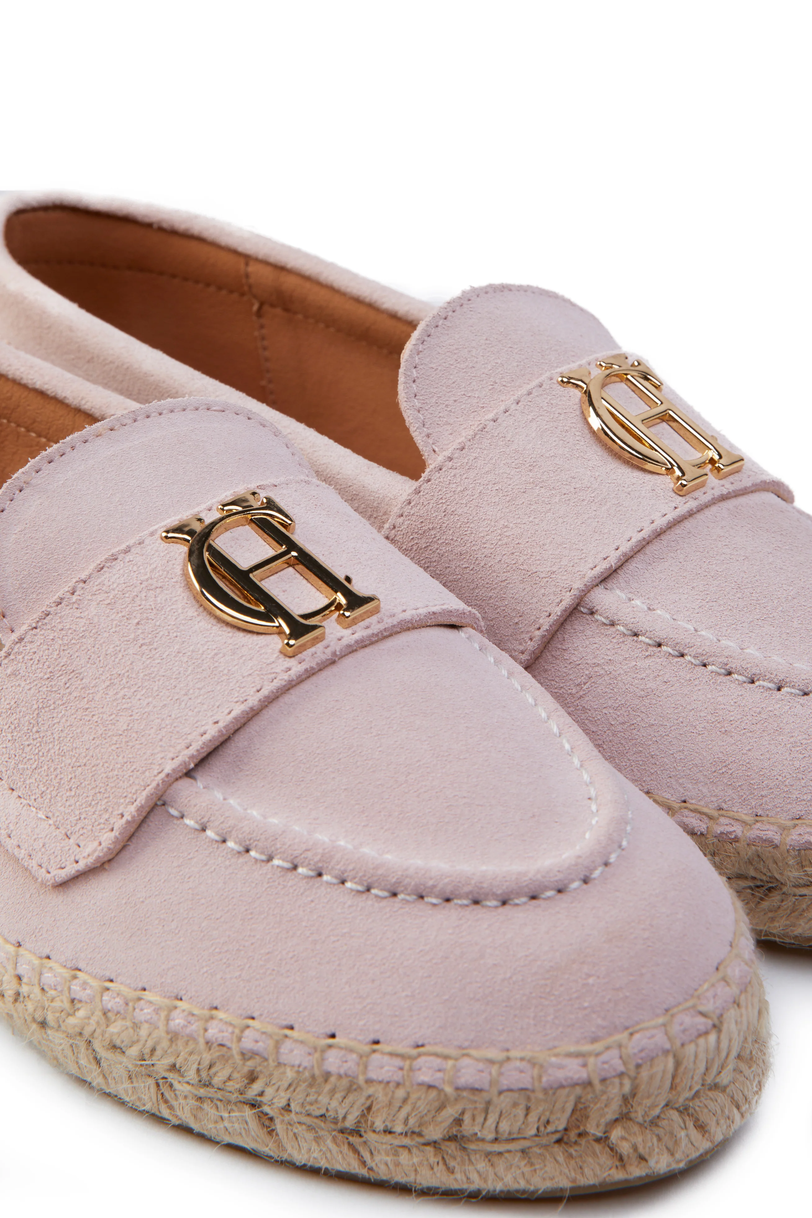 Monaco Espadrille Loafer (Smokey Pink Suede) - Image 3