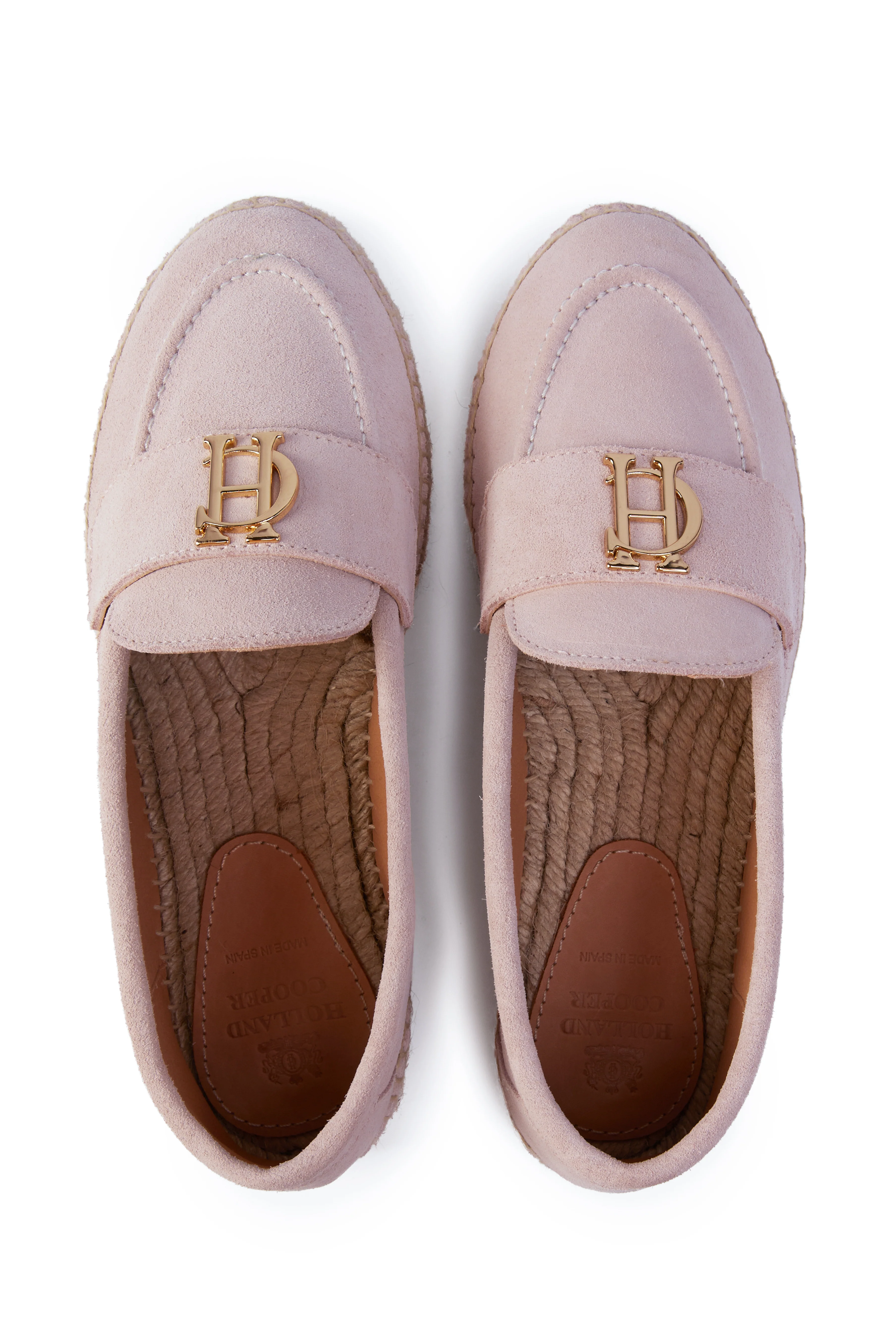 Monaco Espadrille Loafer (Smokey Pink Suede) - Image 5