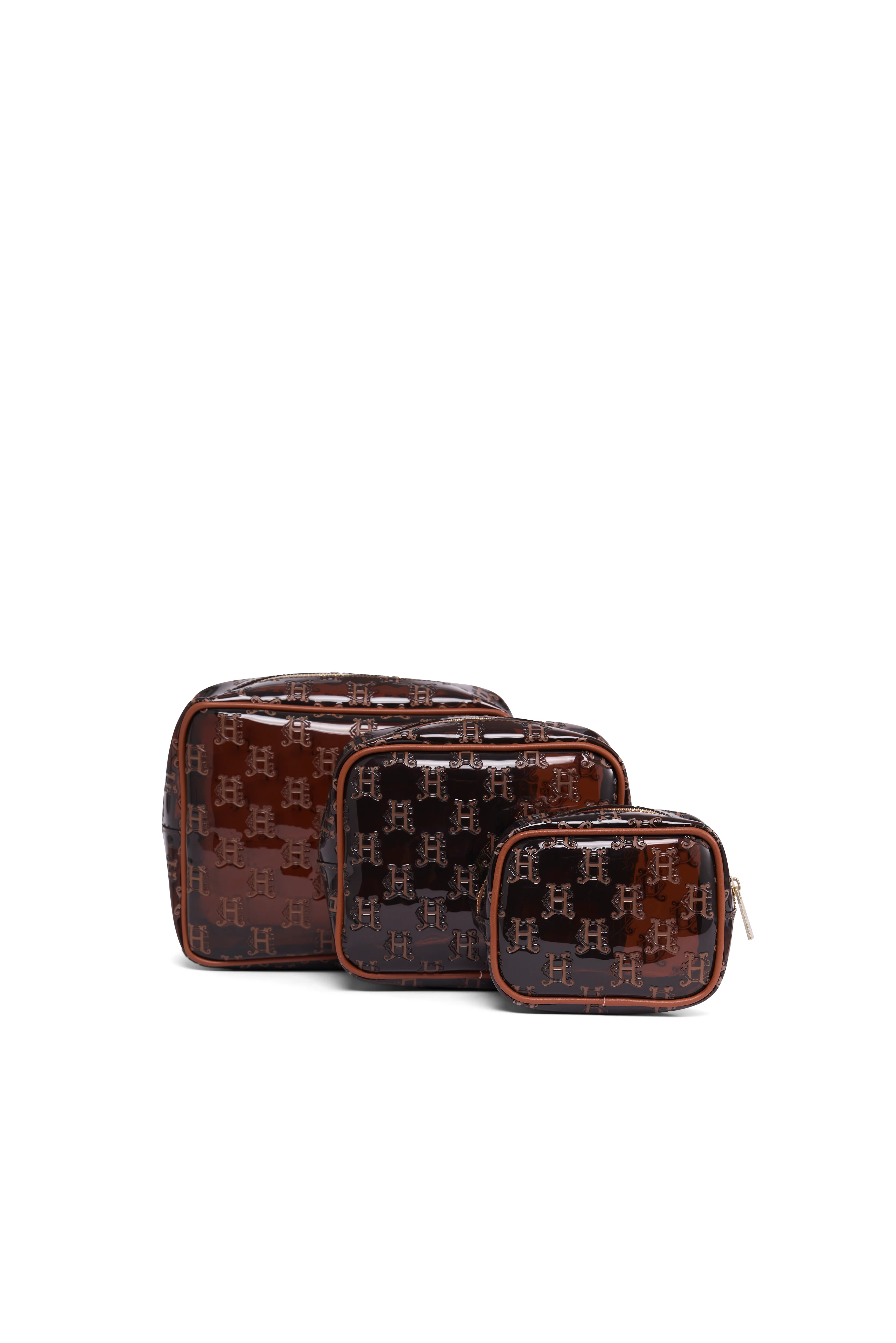 Monogram Cosmetic Set (Chocolate Monogram)