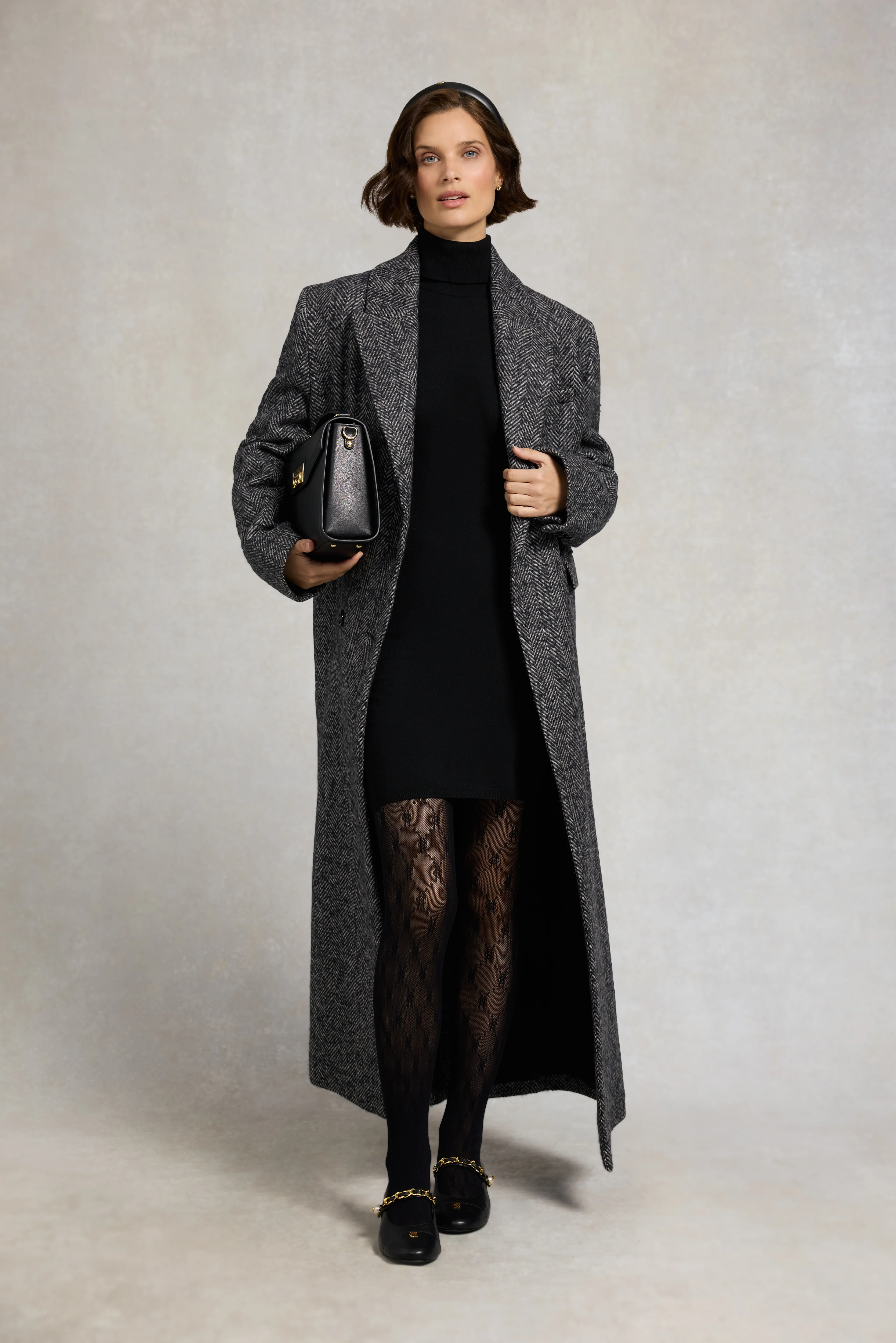 Monogram Tights (Black) - Image 4