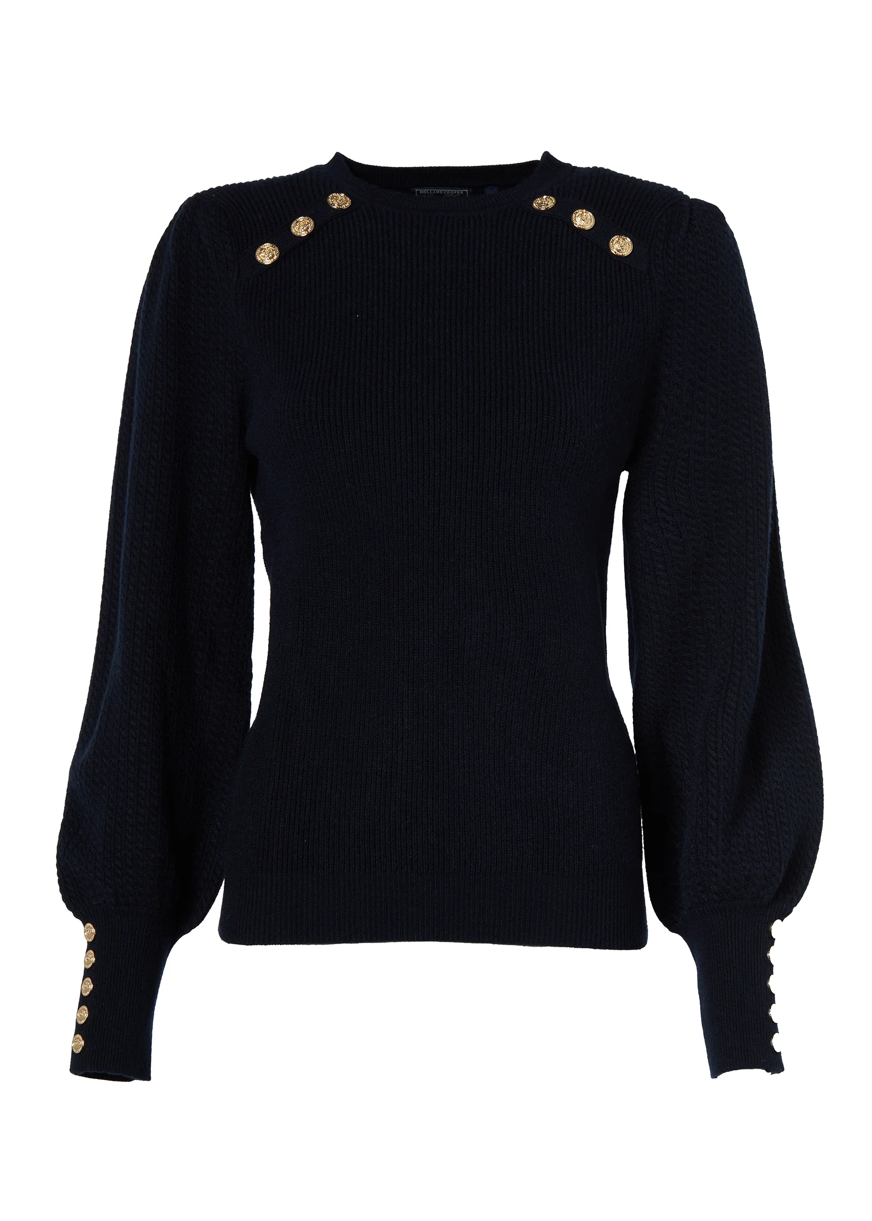 Naomi Crew Neck Knit (Ink Navy) - Image 4