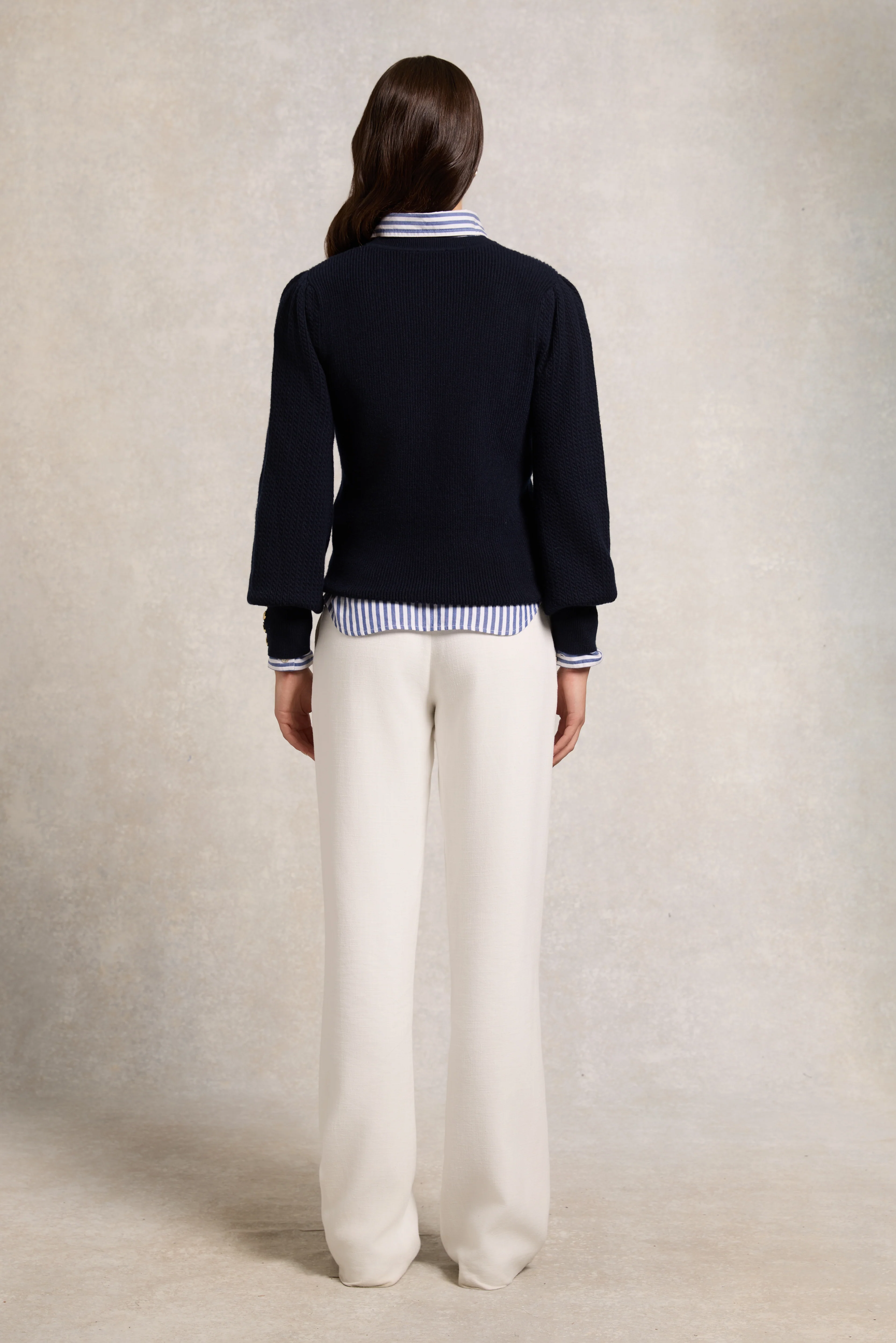 Naomi Crew Neck Knit (Ink Navy) - Image 7