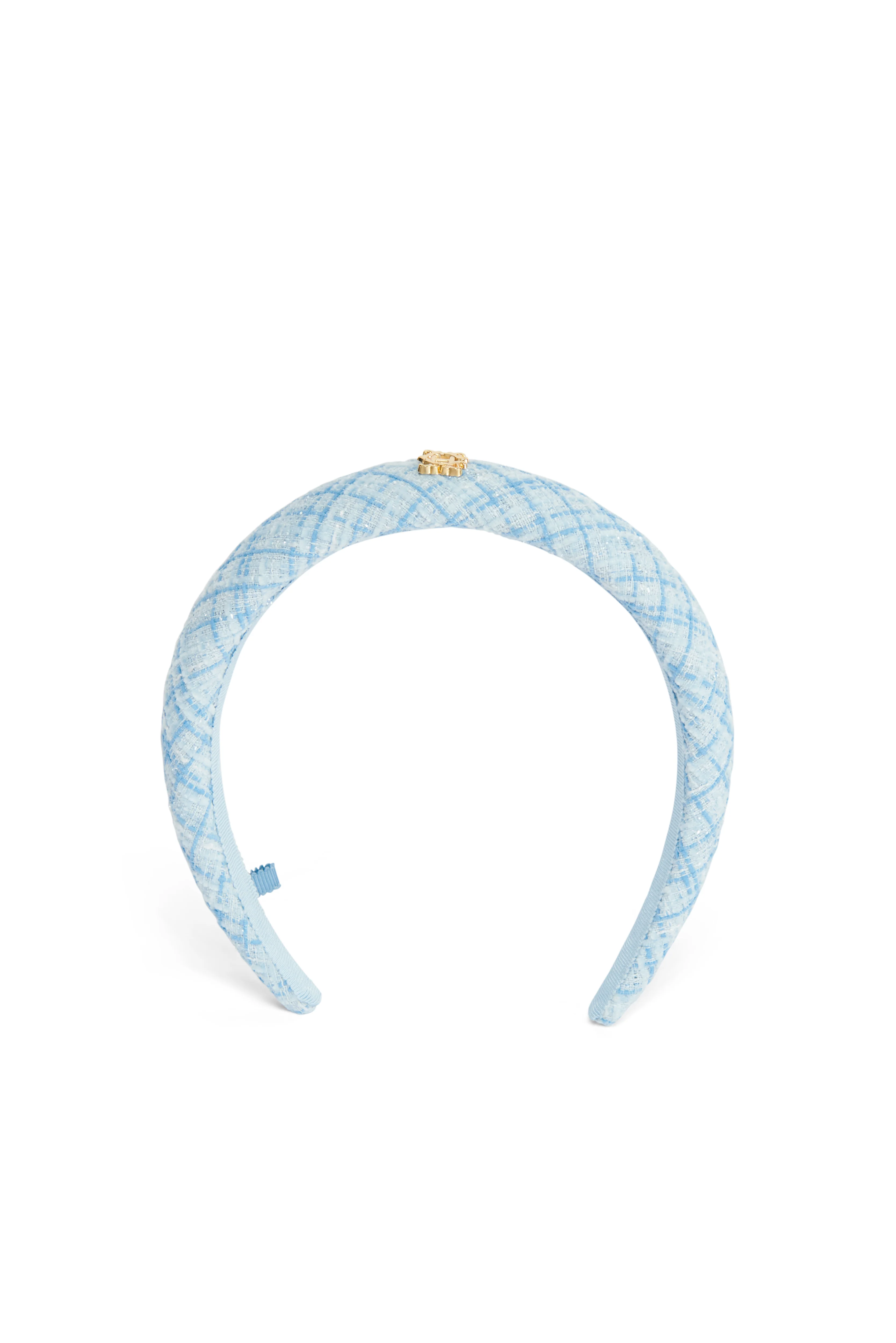 Narrow Headband (Ice Blue Boucle)
