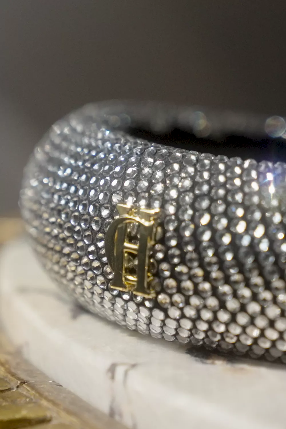 Narrow Headband (Silver Crystal) - Image 5