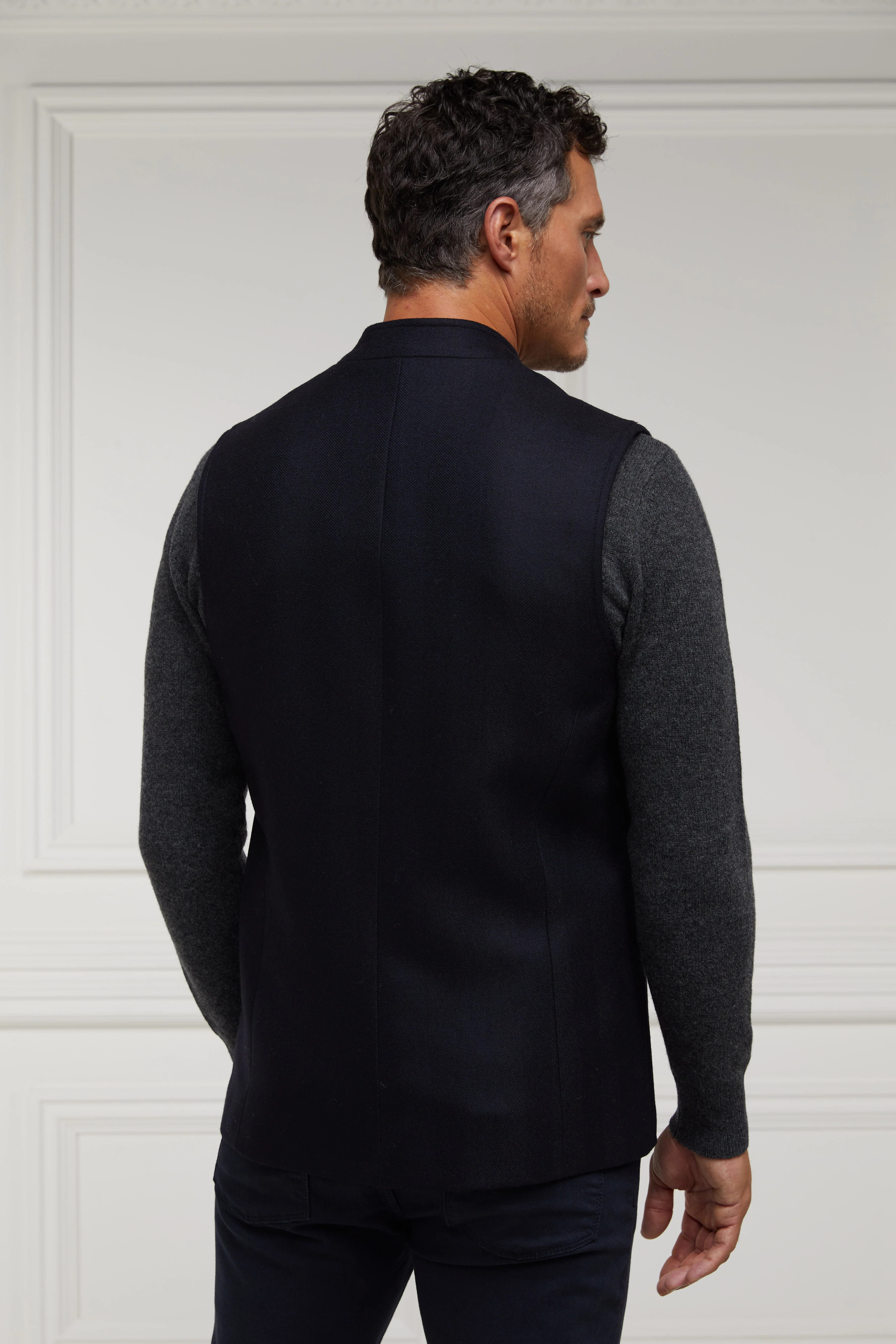 Nehru Gilet (Navy Loxley) - Image 6