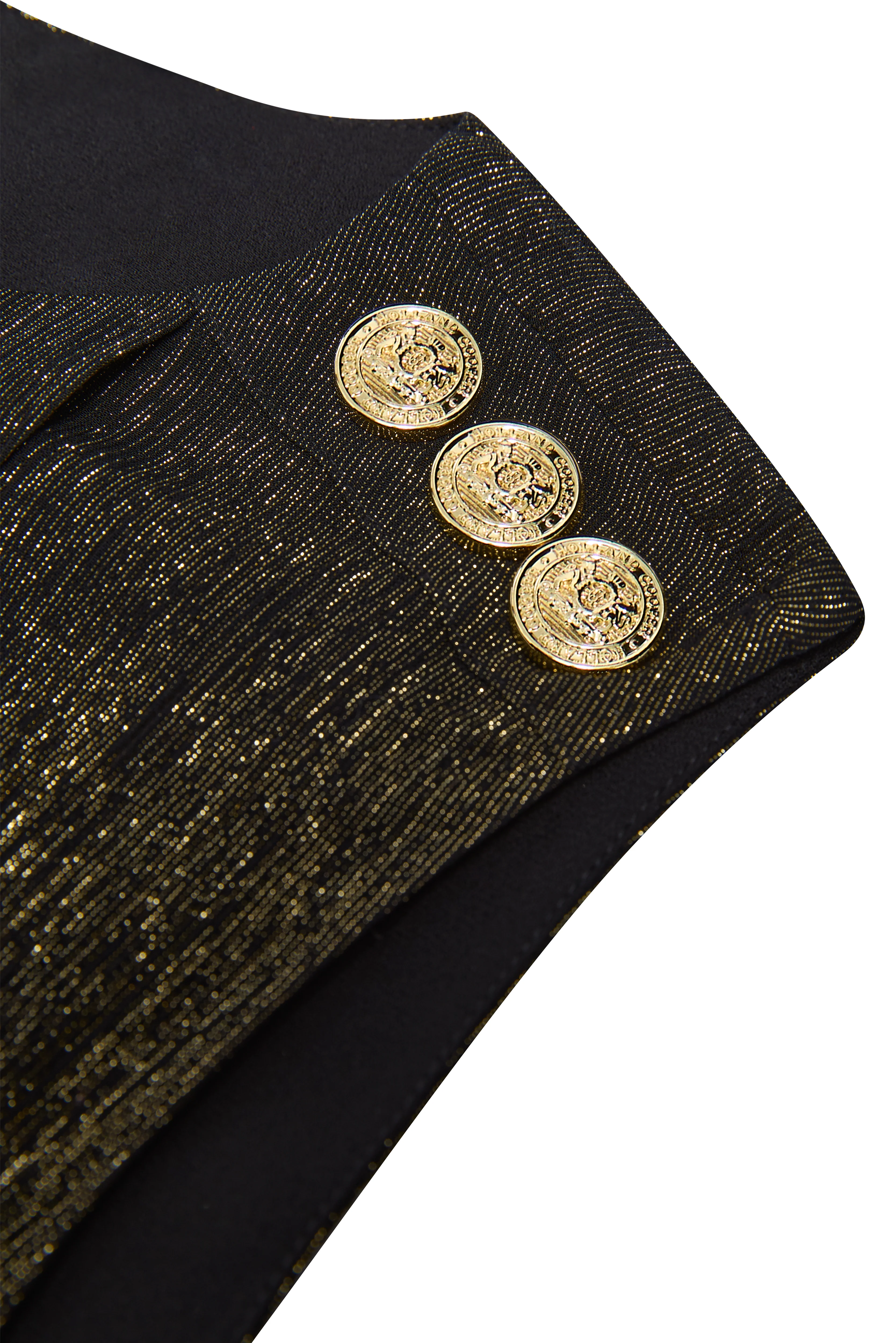 Nicole Jumpsuit (Gold Sparkle) - Image 7