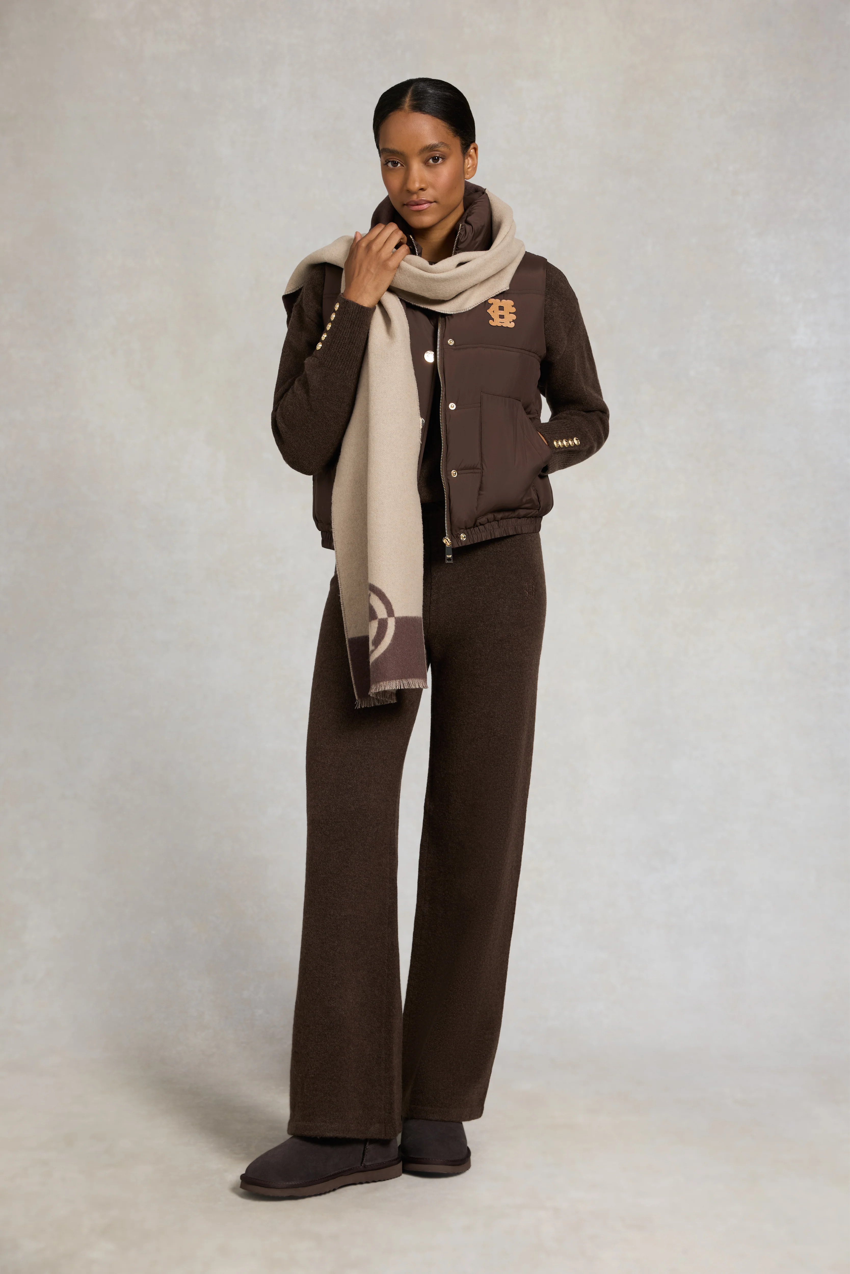 Nina Crew Neck Knit (Chocolate) - Image 6