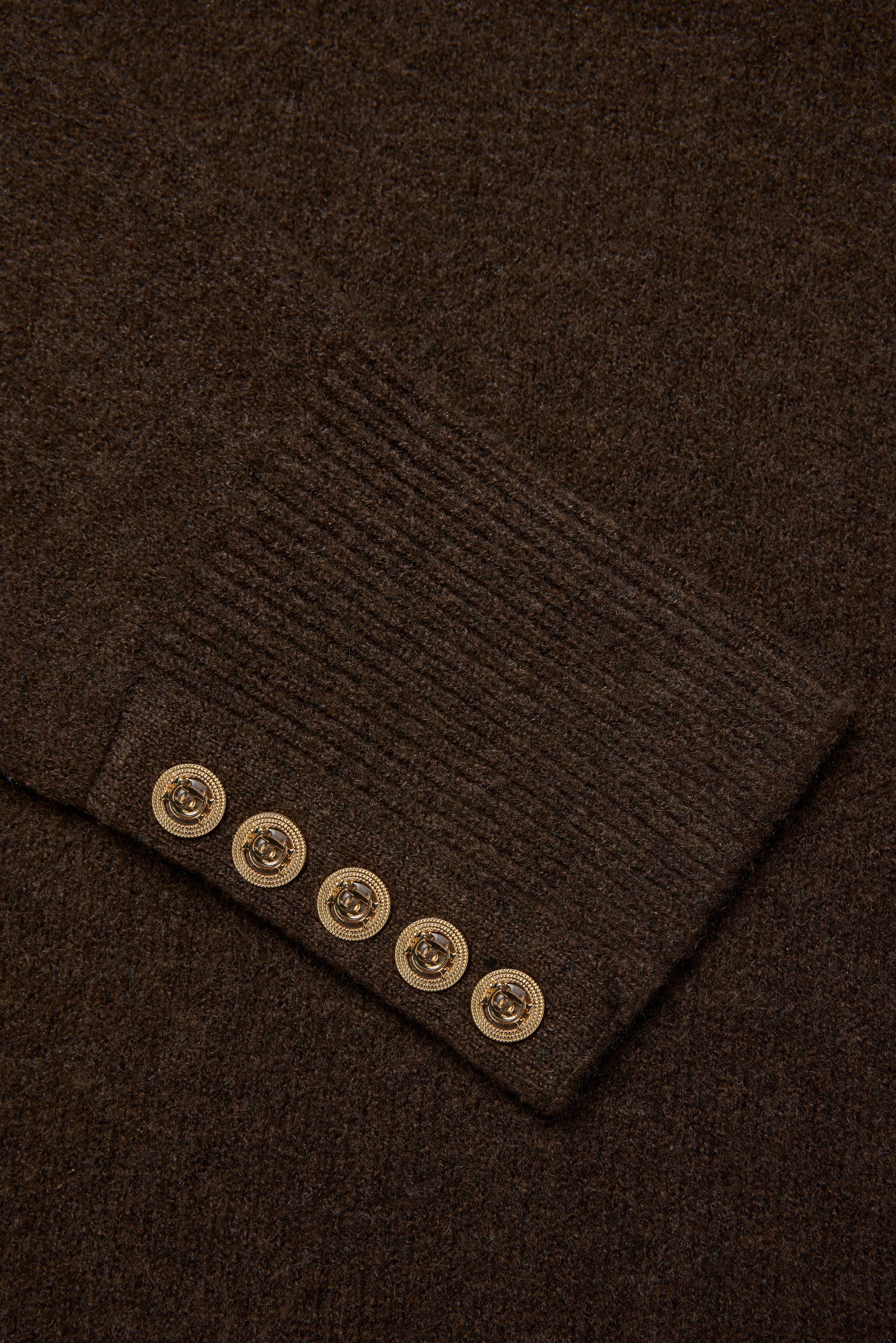 Nina Crew Neck Knit (Chocolate) - Image 9