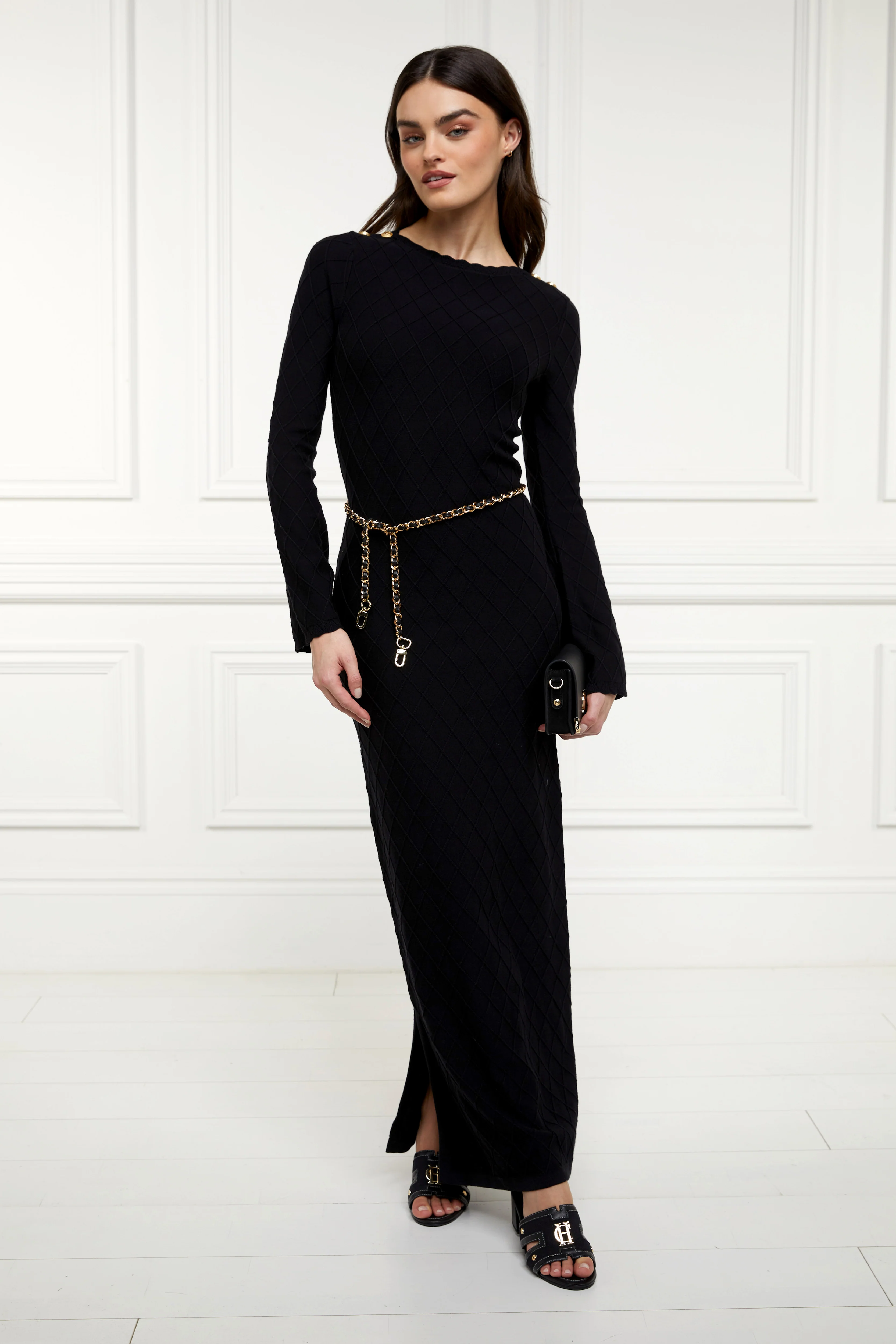 Olive Maxi Dress (Black) - Image 2