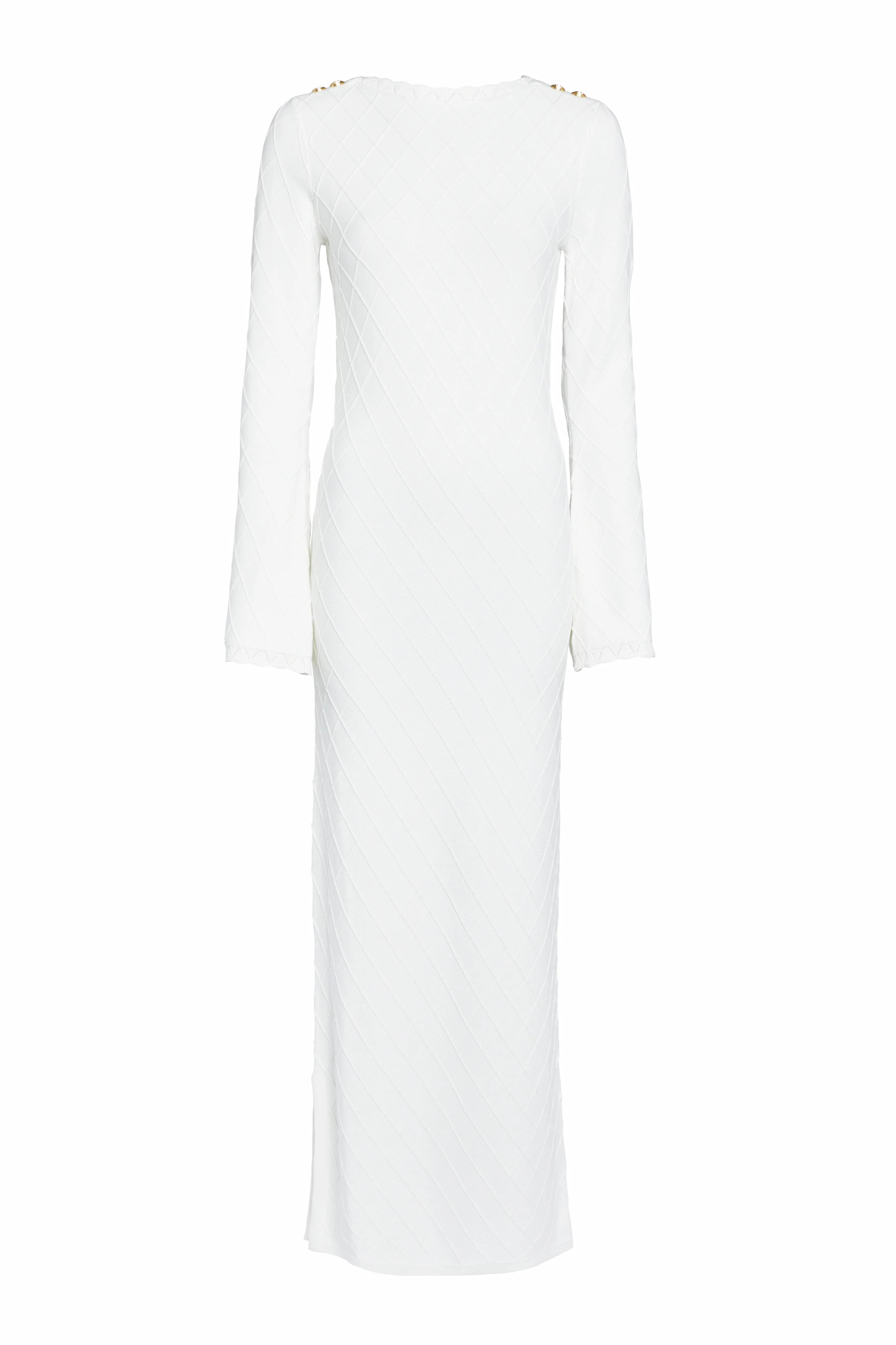 Olive Maxi Dress (White) - Image 4