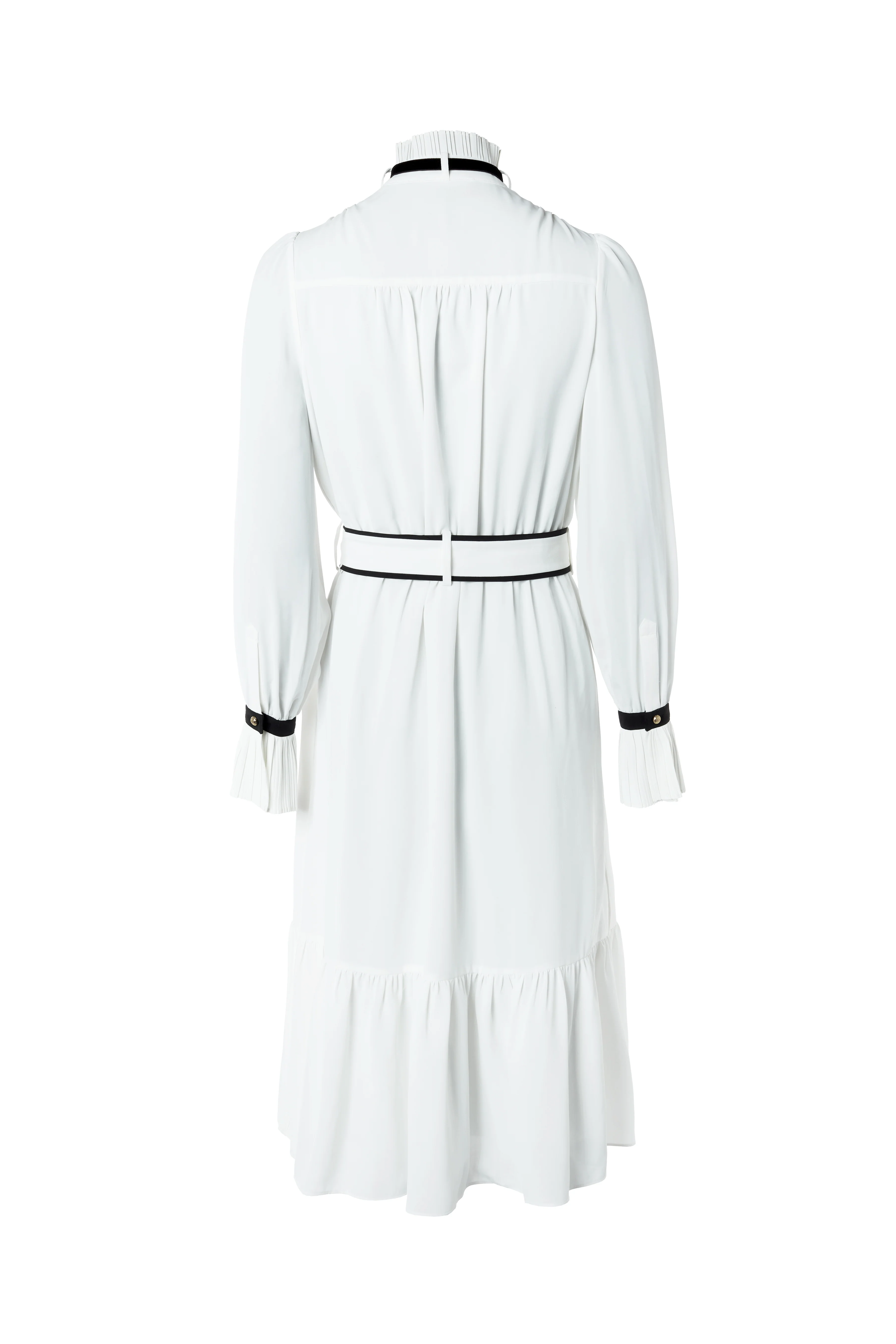 Olivia Tie Dress (White) - Image 7