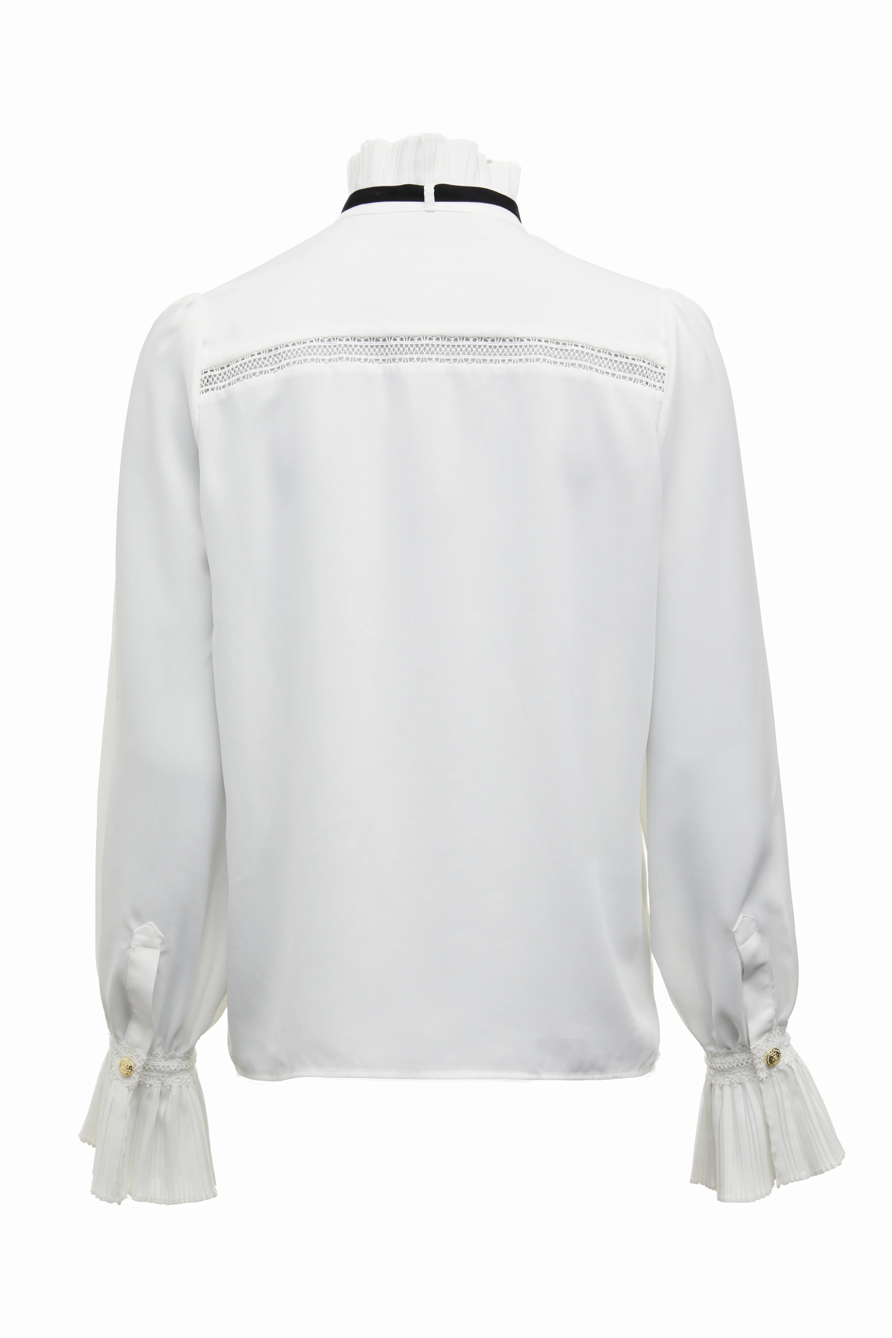 Olivia Tie Shirt (White) - Image 6
