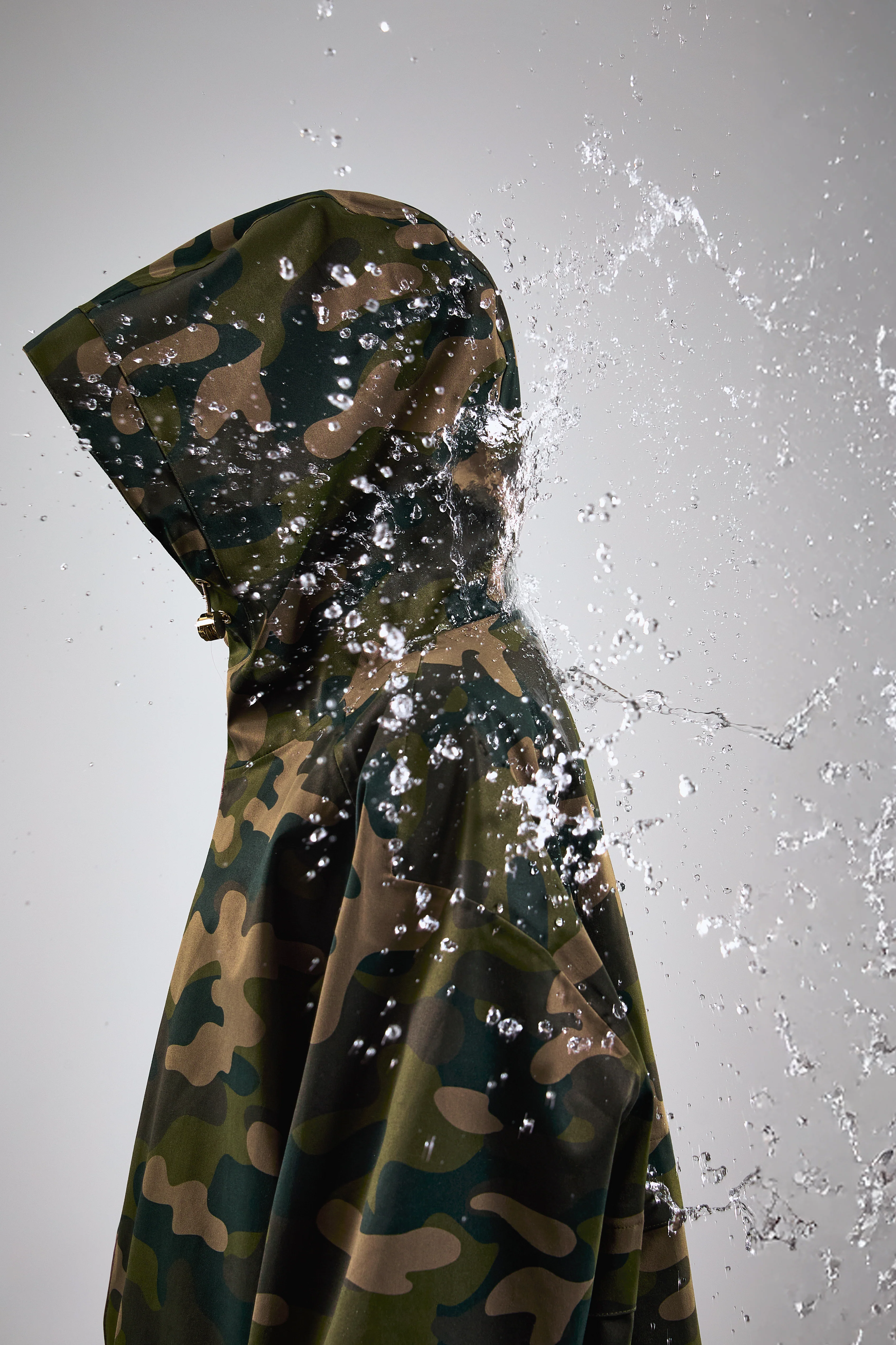 One-Size Lightweight Waterproof Coat (Camo) - Image 6