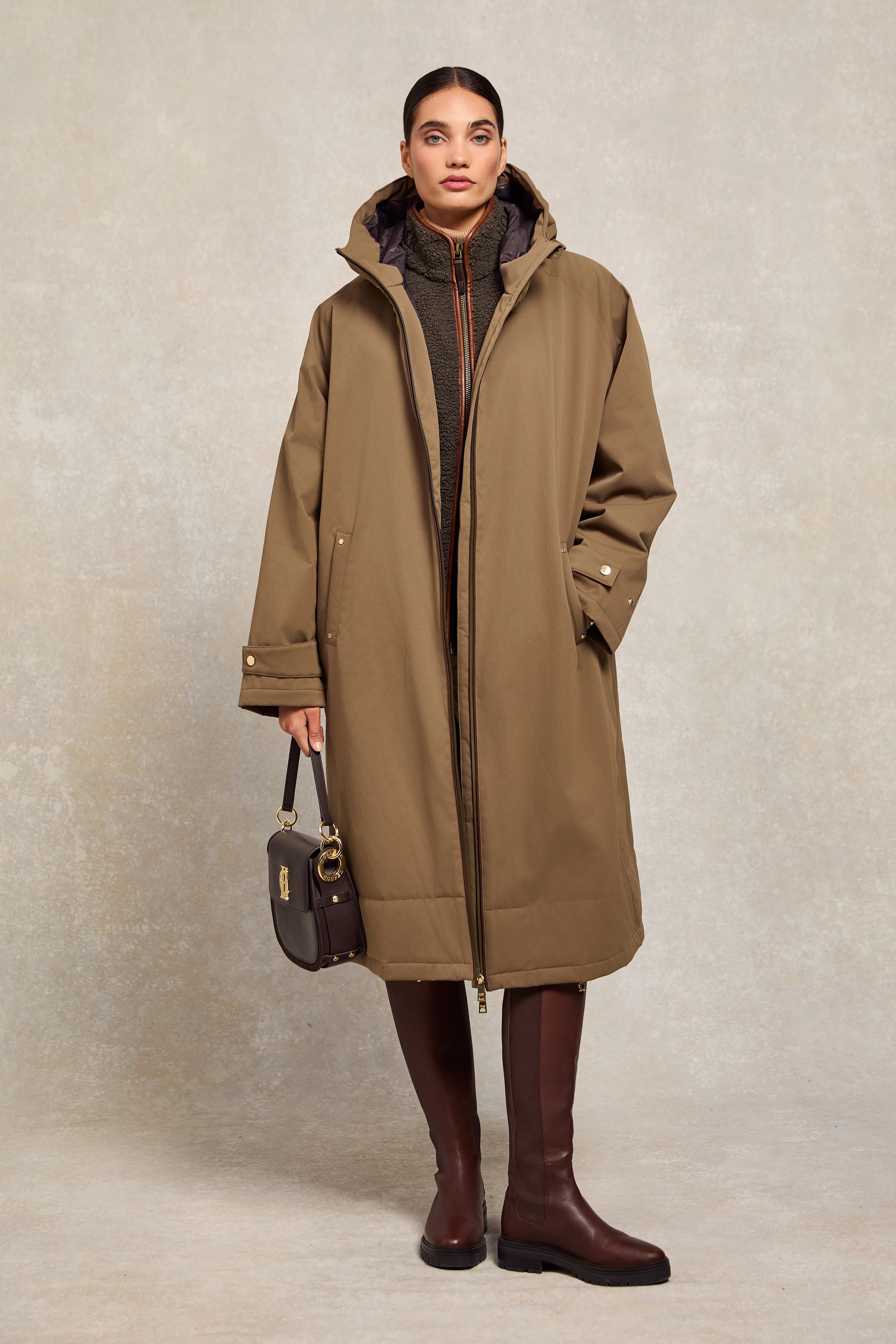 One-Size Lightweight Waterproof Coat (Mink) - Image 5