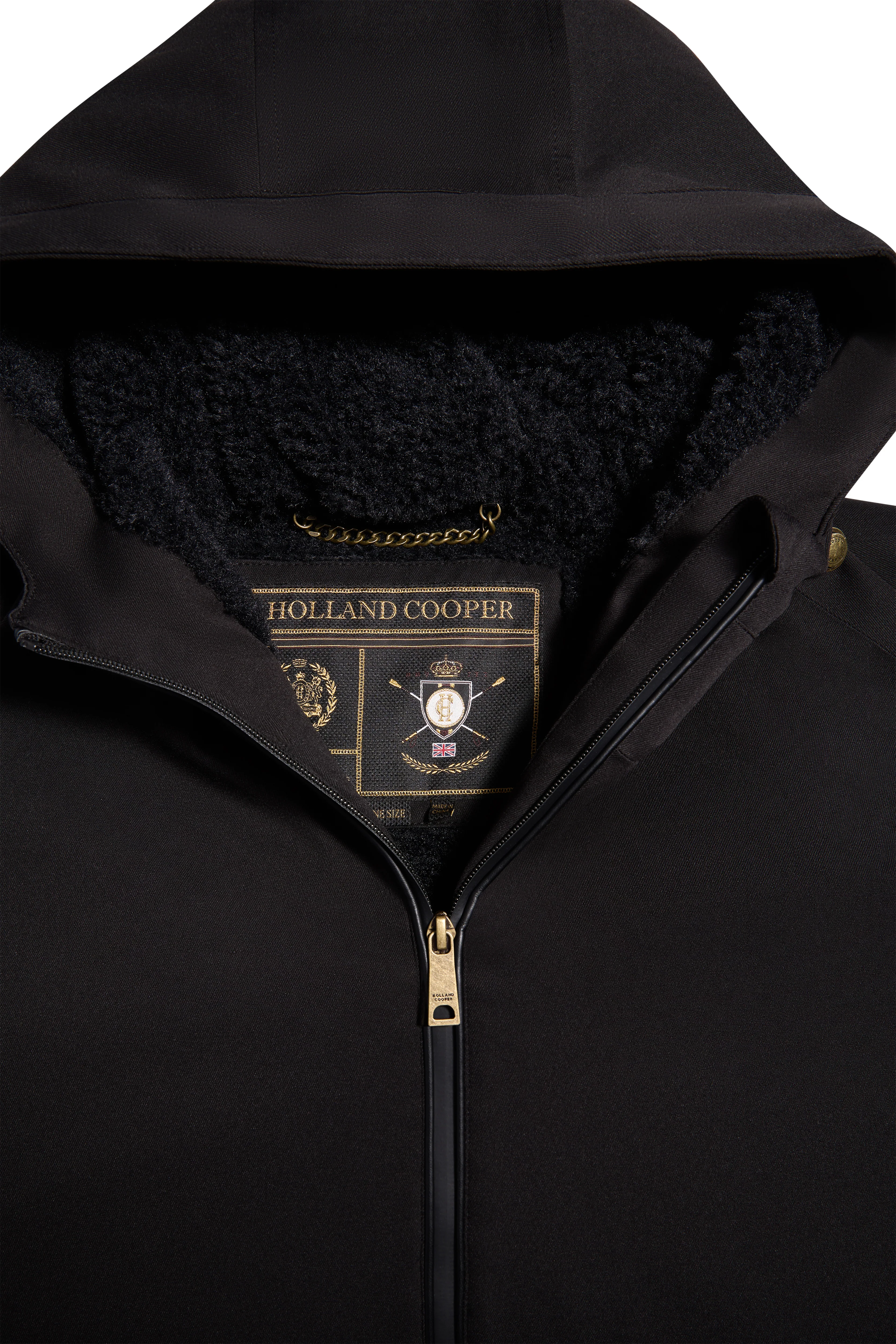 Men's One-Size Waterproof Coat (Black) - Image 7